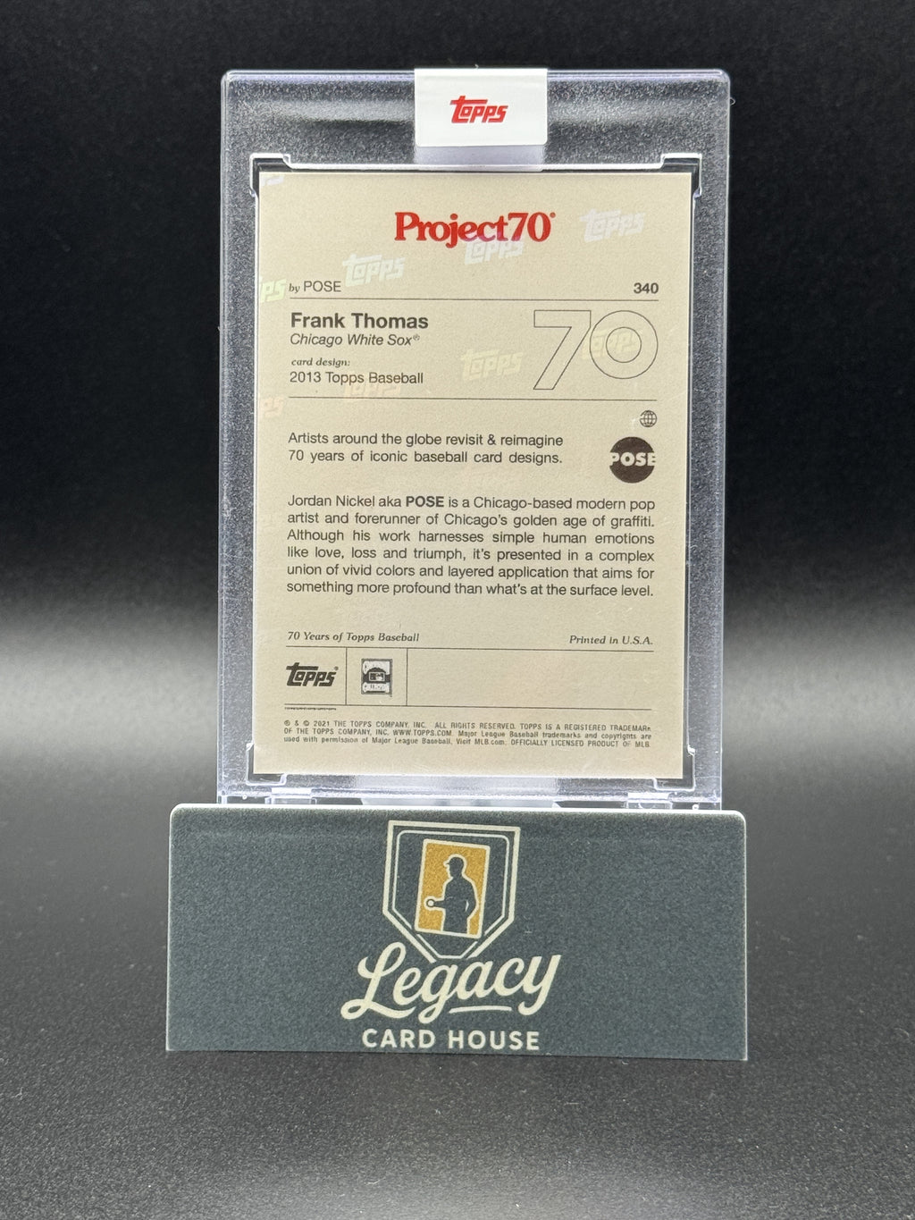 2021-22 Topps Project70 #340 Frank Thomas