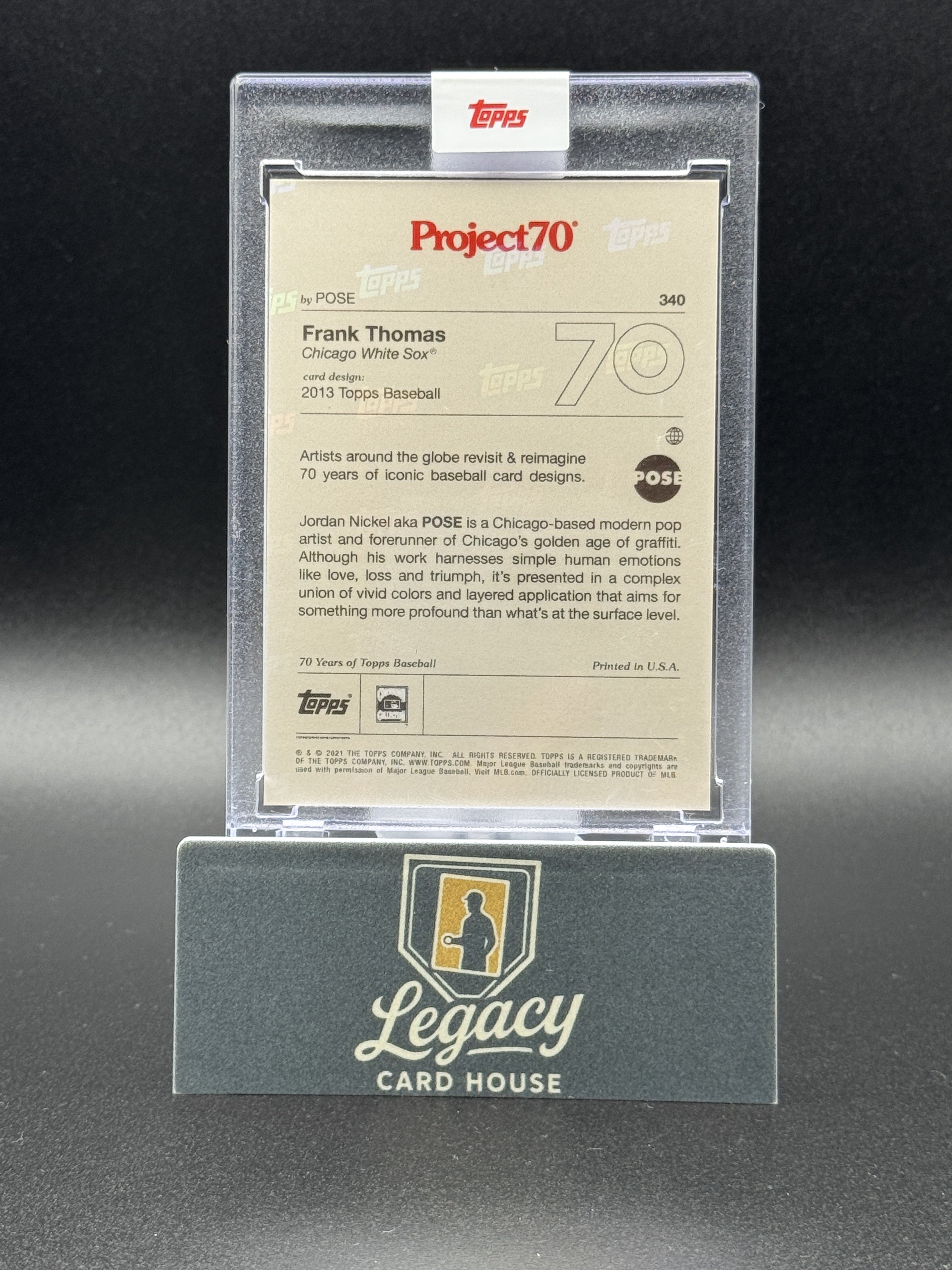2021-22 Topps Project70 #340 Frank Thomas