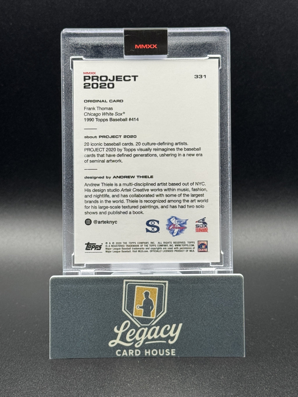 2020 Topps Project 2020 #331 Frank Thomas