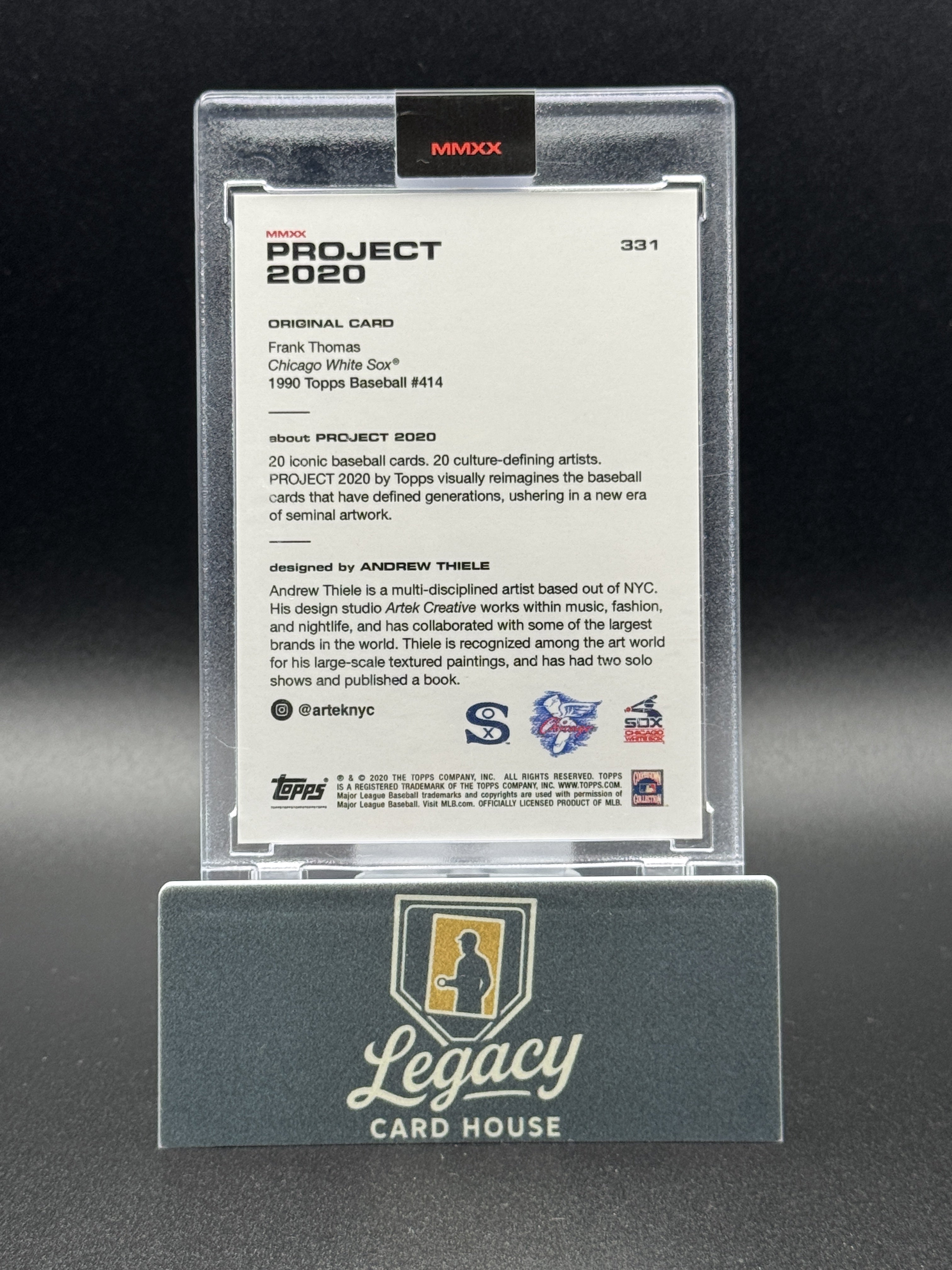 2020 Topps Project 2020 #331 Frank Thomas