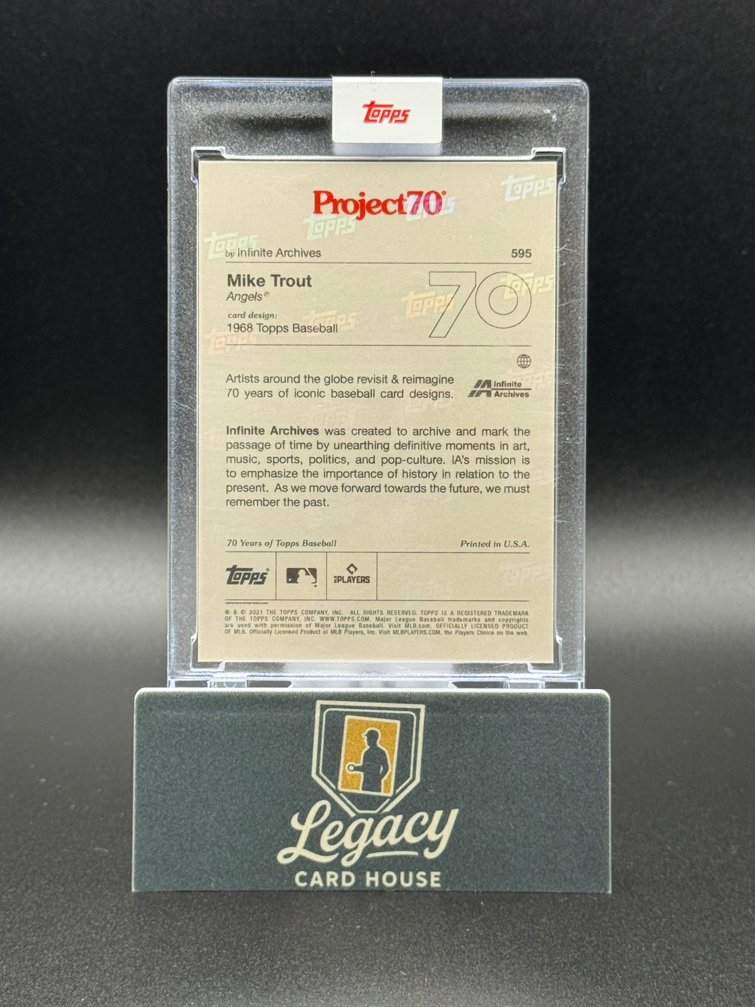2021-22 Topps Project70 #595 Mike Trout