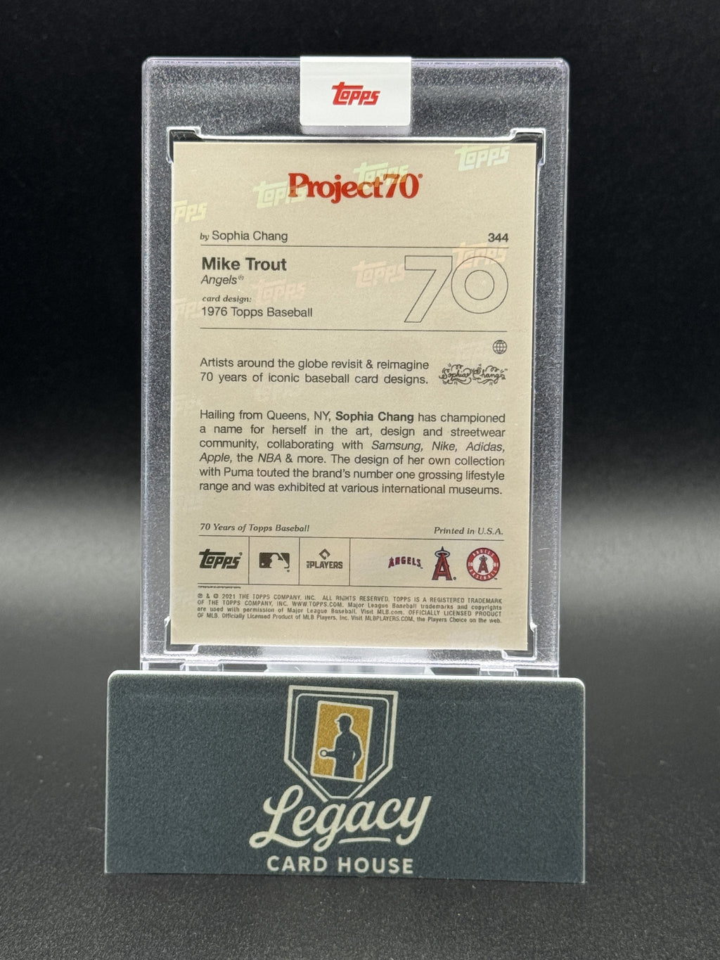 2021-22 Topps Project70 #344 Mike Trout