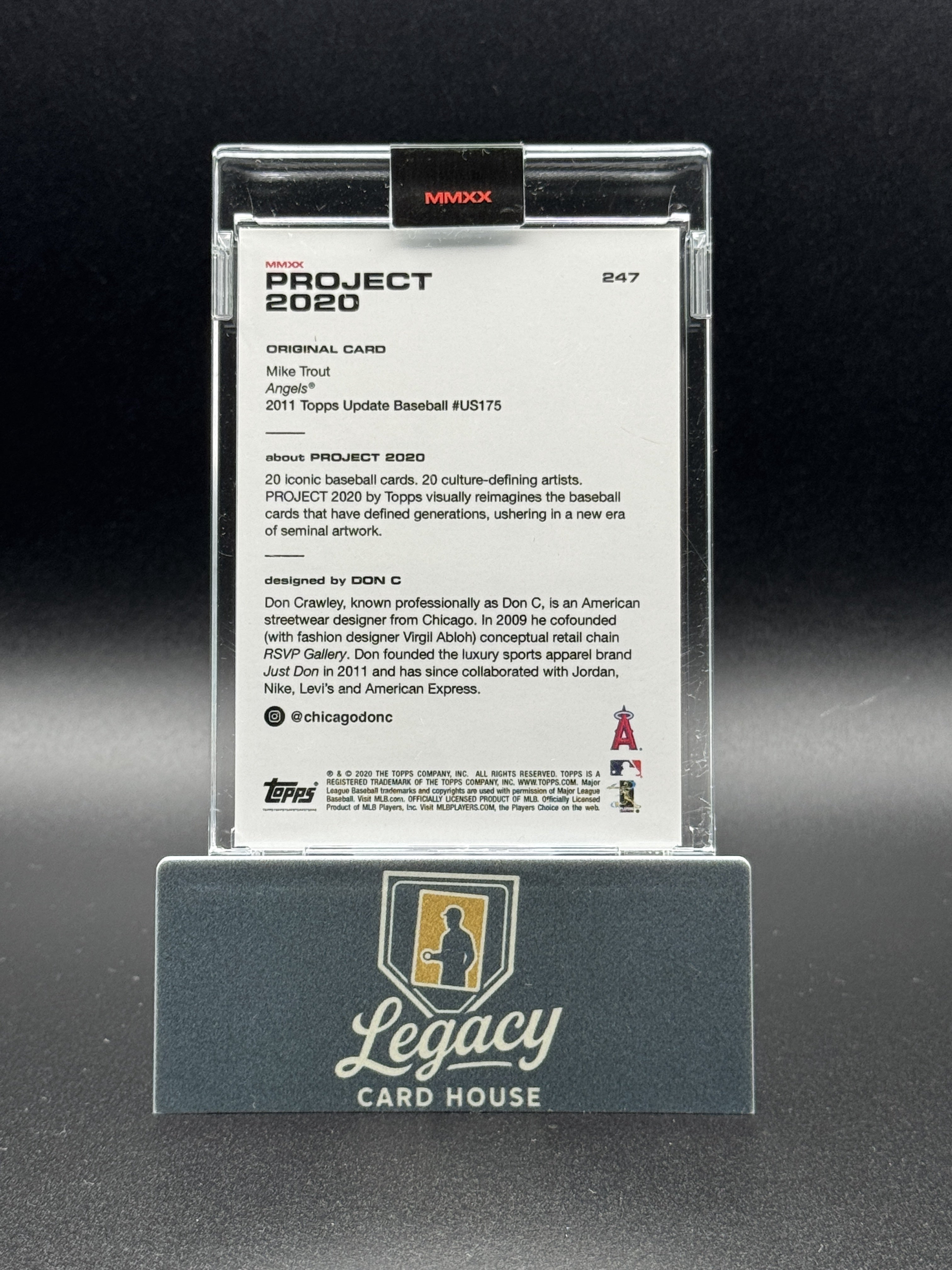 2020 Topps Project 2020 #247 Mike Trout