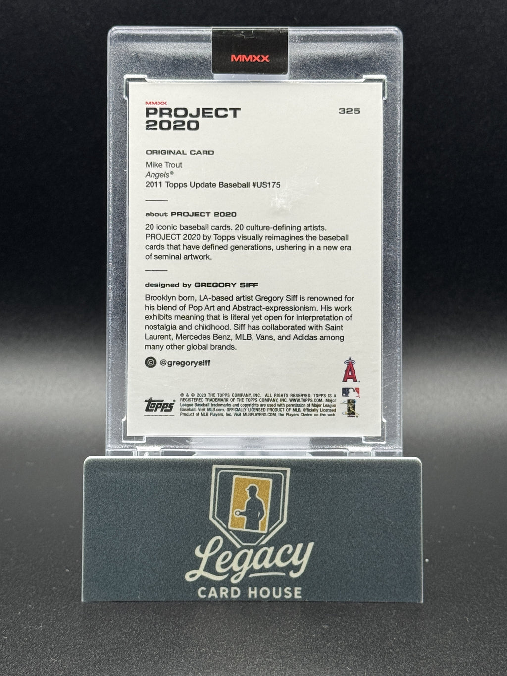 2020 Topps Project 2020 #325 Mike Trout