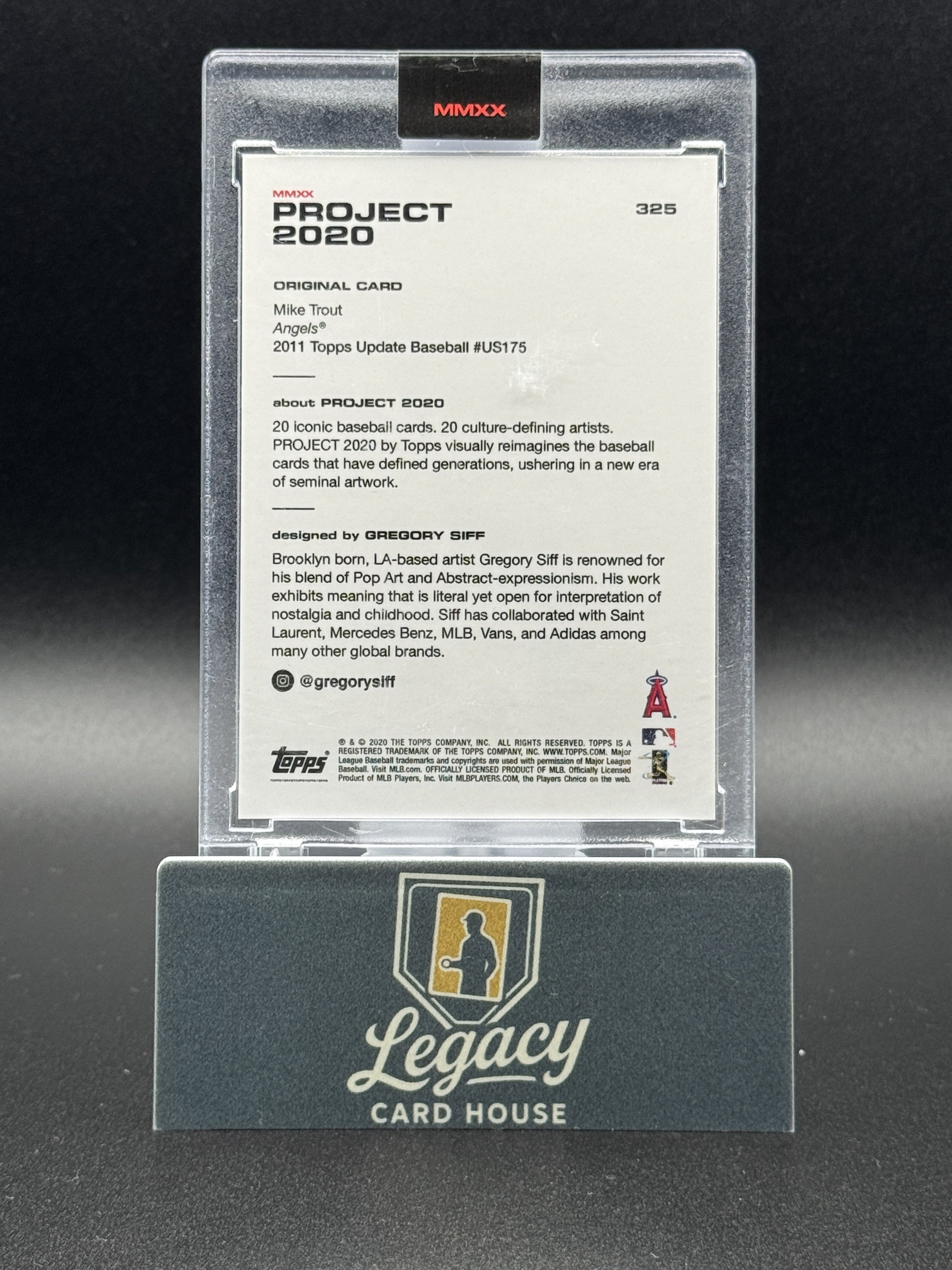2020 Topps Project 2020 #325 Mike Trout