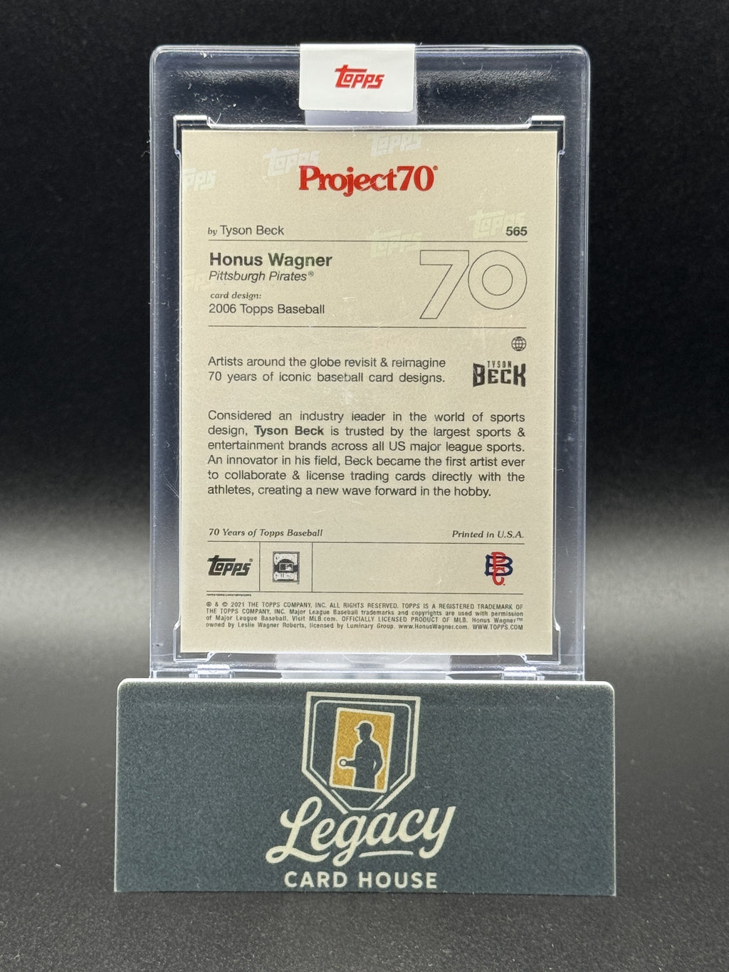 2021-22 Topps Project70 #565 Honus Wagner