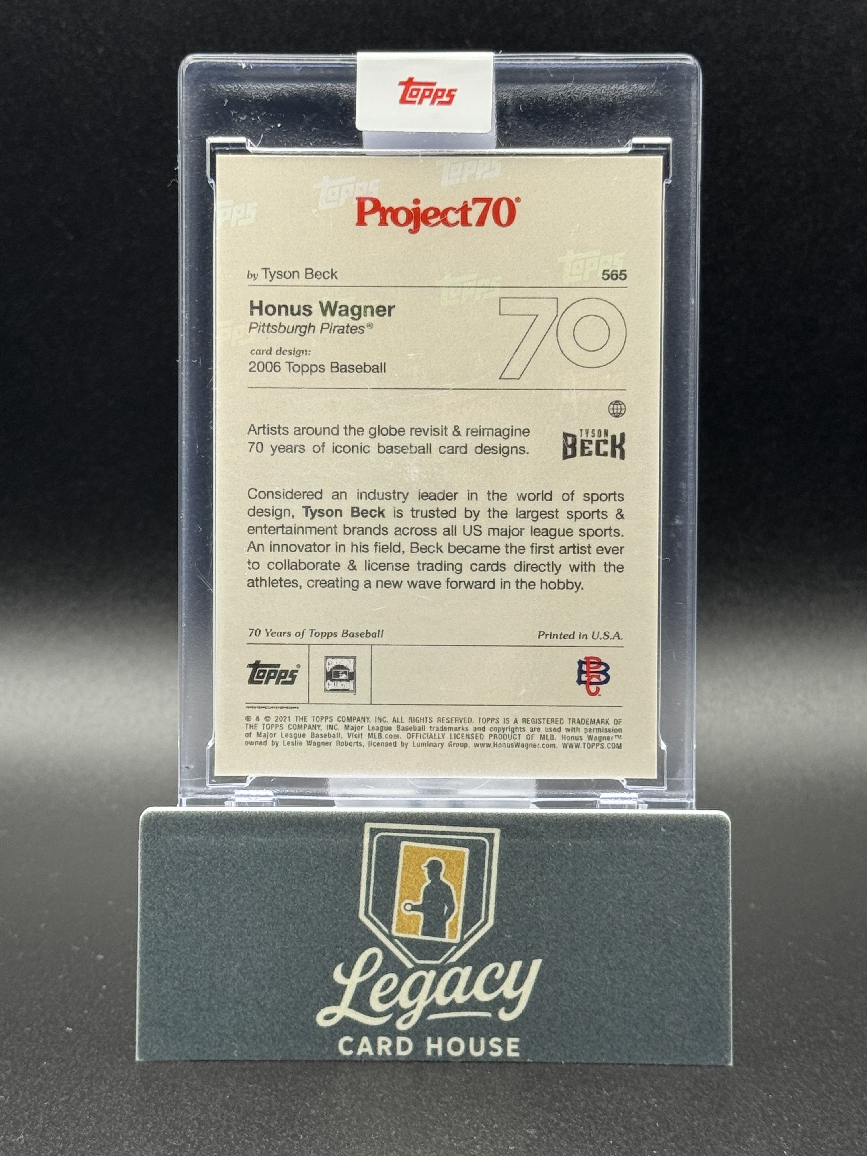 2021-22 Topps Project70 #565 Honus Wagner