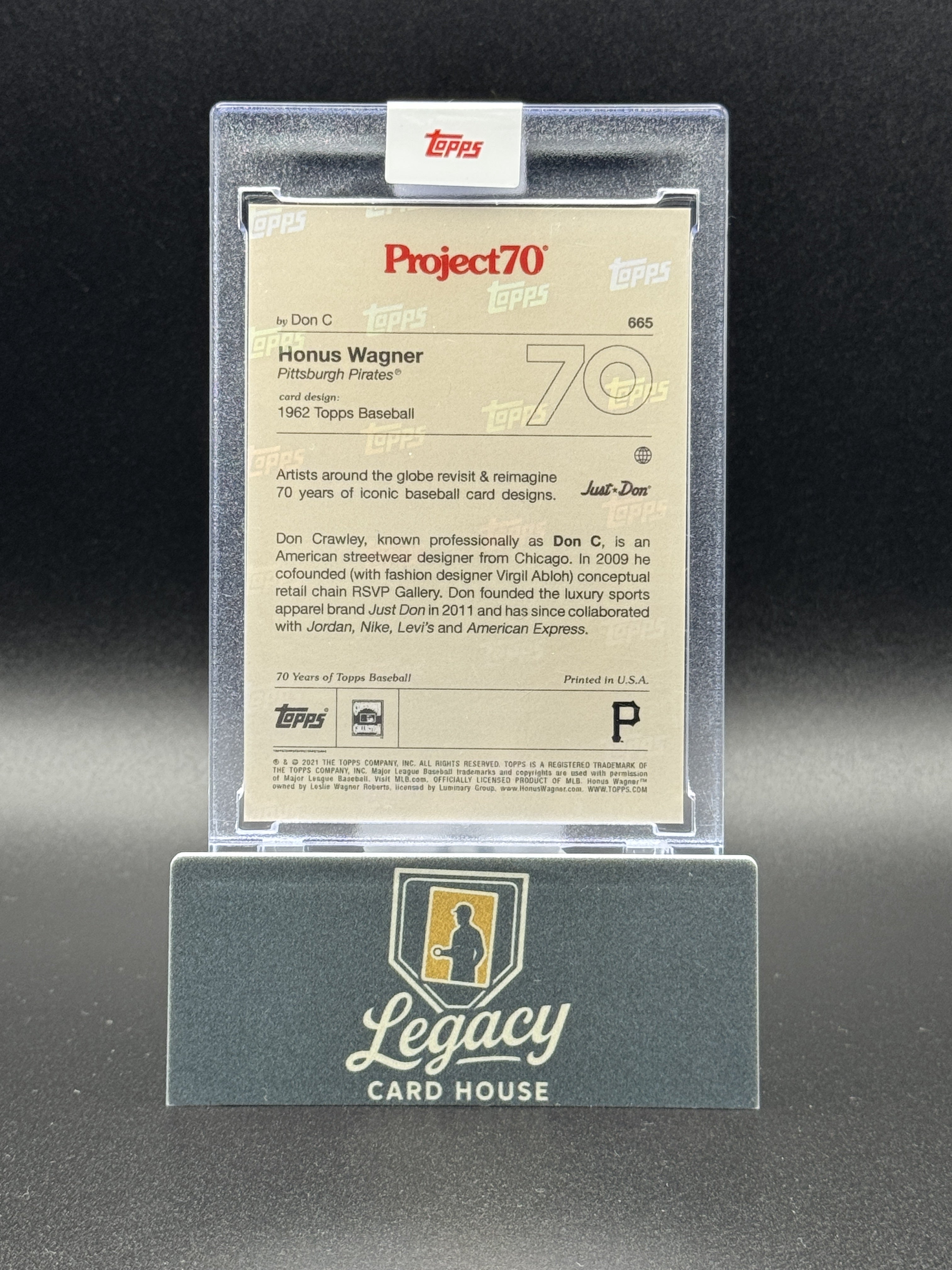 2021-22 Topps Project70 #665 Honus Wagner