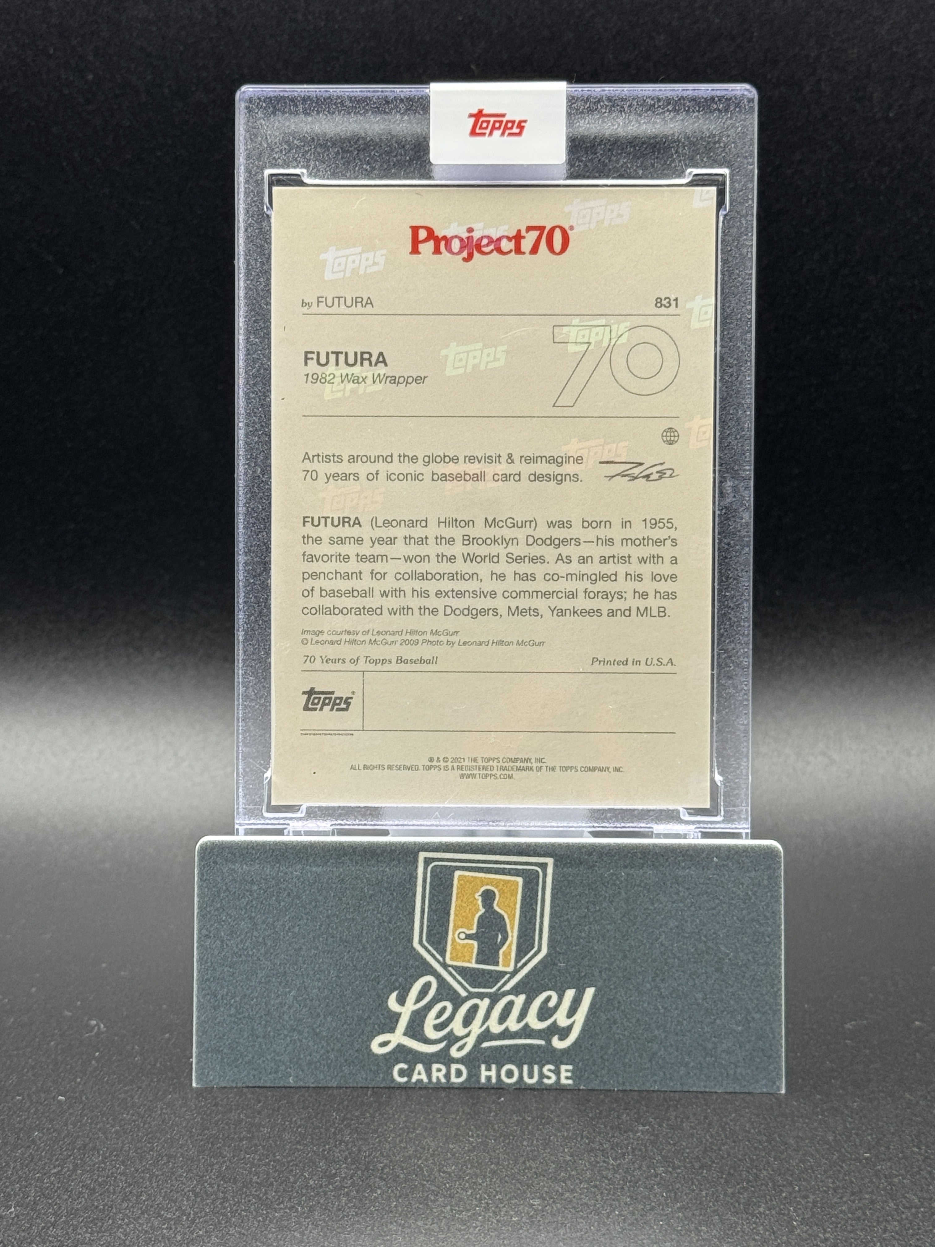 2021-22 Topps Project70 #831 Wax Wrapper