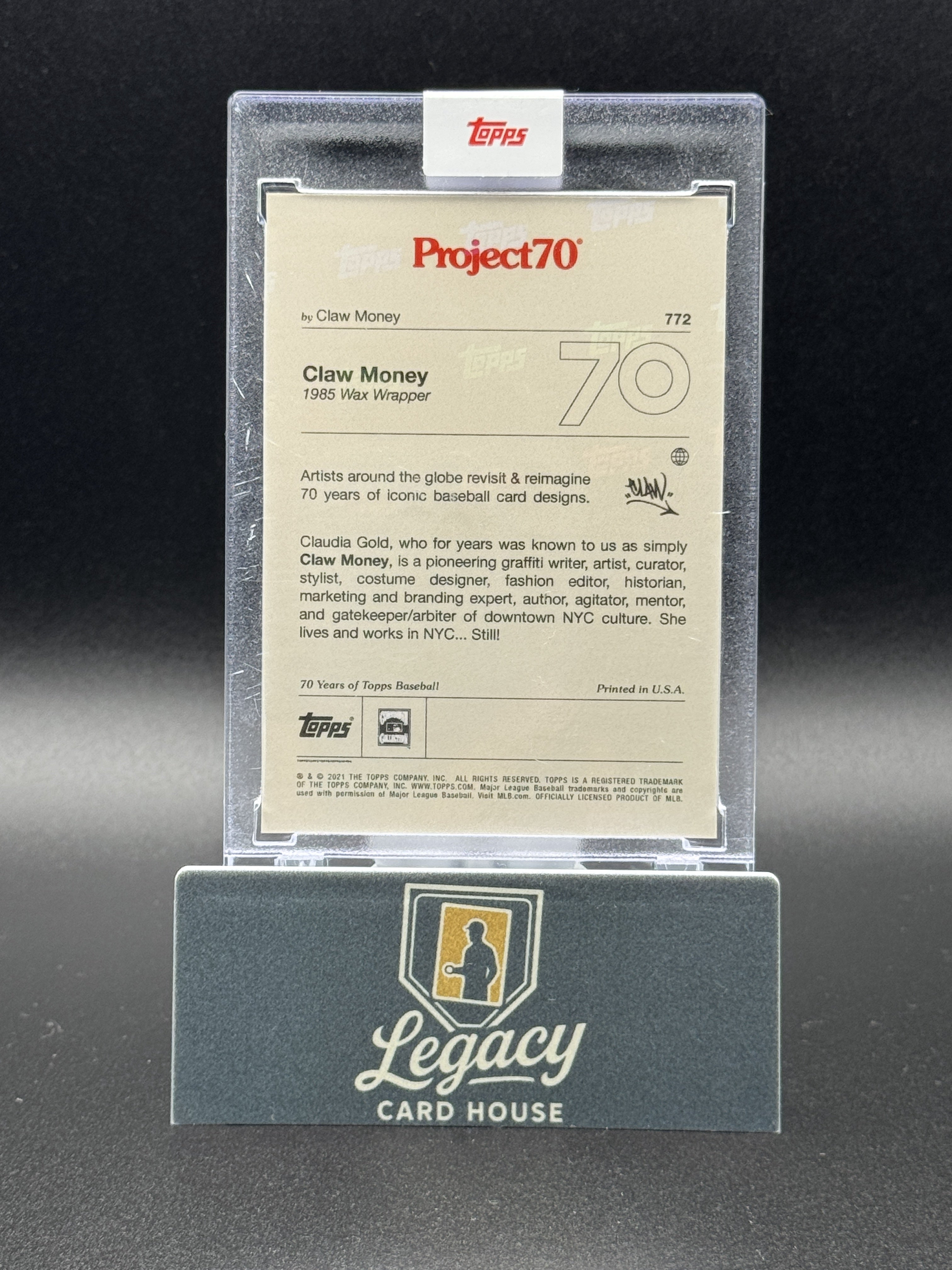 2021-22 Topps Project70 #772 Wax Wrapper