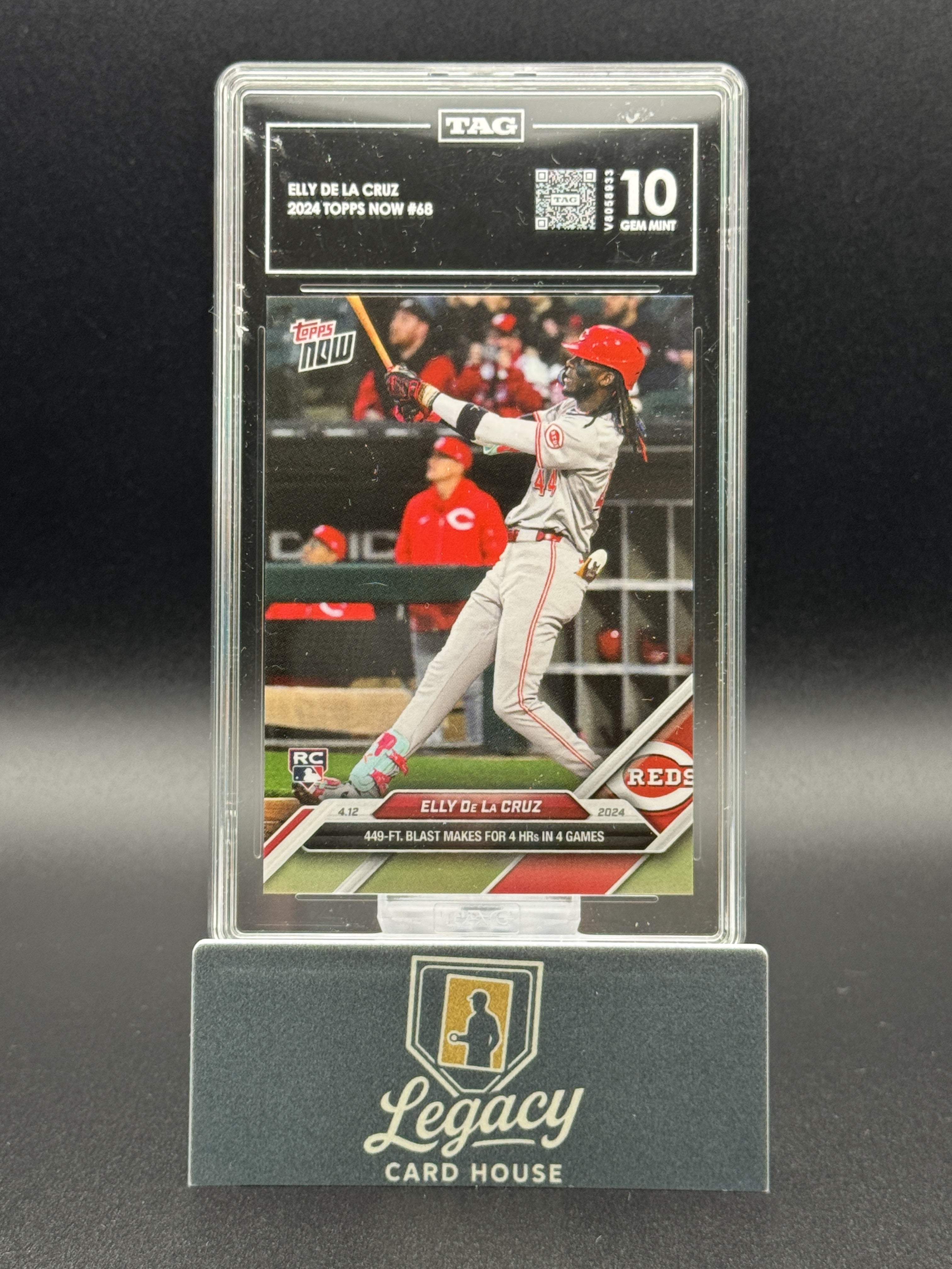 2024 Topps Now #68 Elly De La Cruz TAG 10