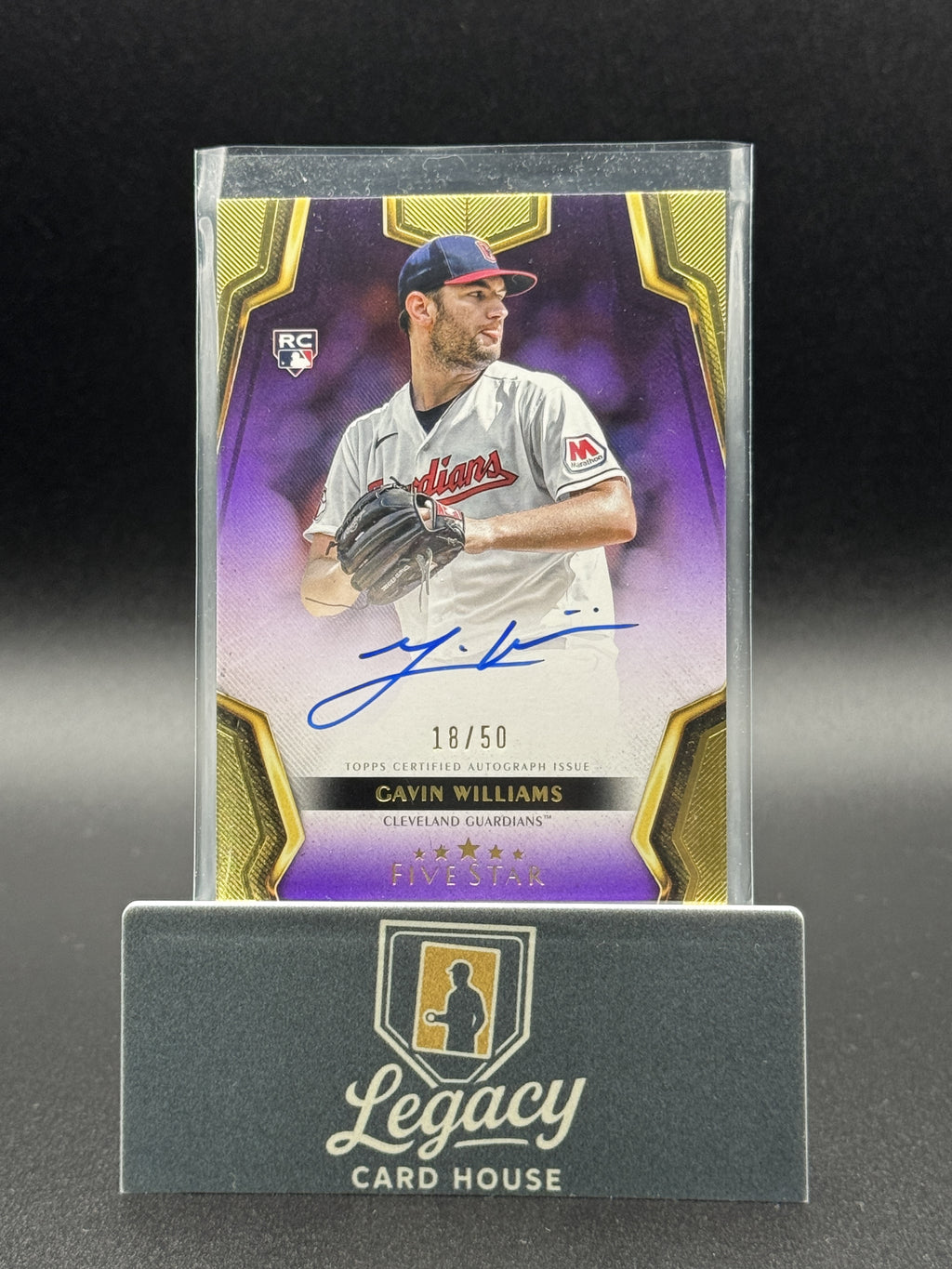 2024 Topps Five Star #FSA-GW Gavin Williams Purple #/50
