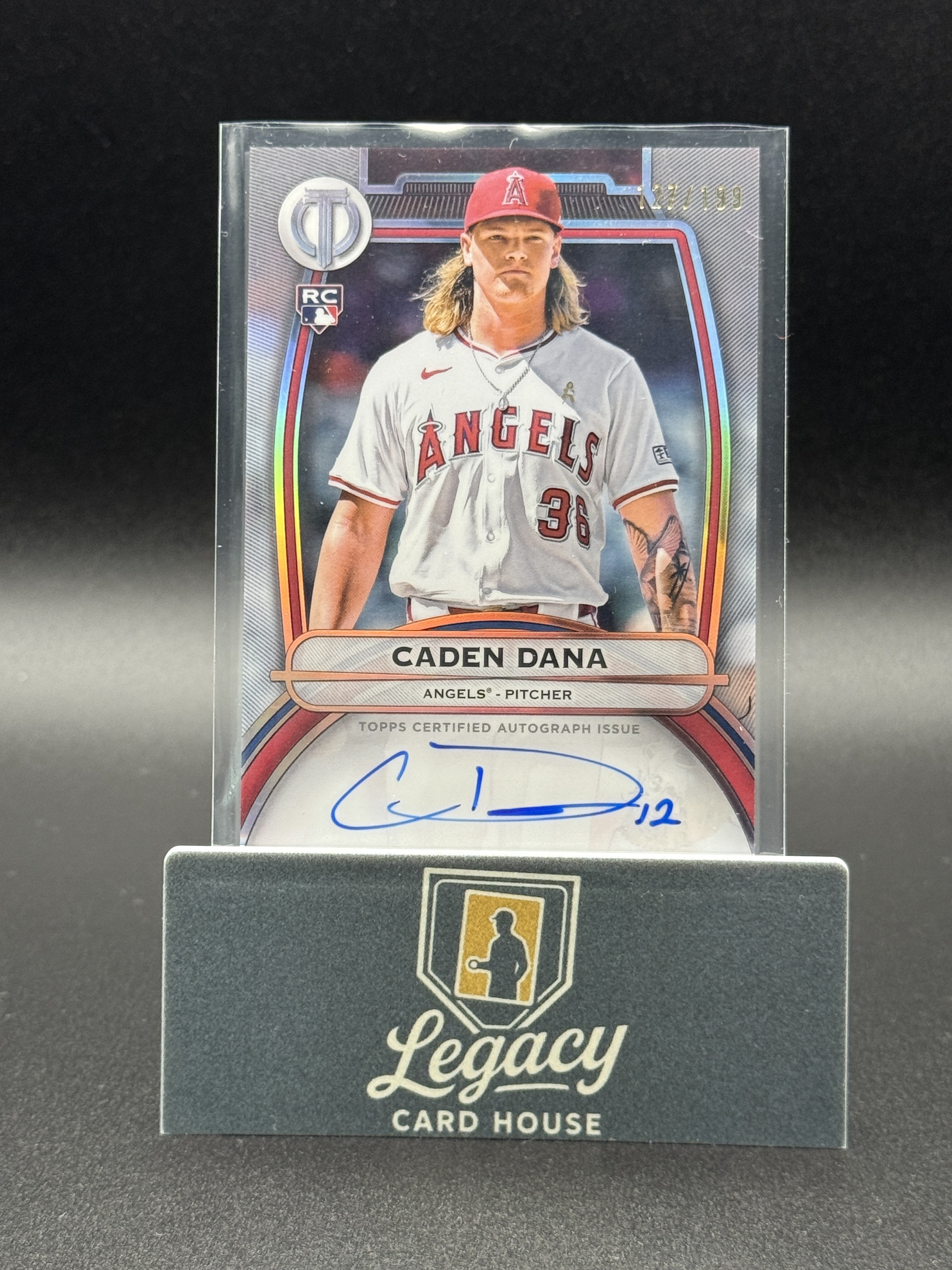 2025 Topps Tribute #TA-CD Caden Dana Tribute Autograph