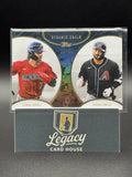 2025 Topps Dynamic Duals #25 Corbin Carroll / Jordan Lawlar SN50 Black