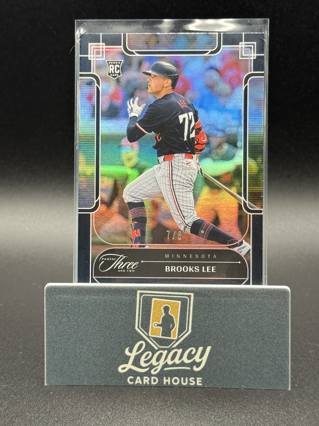 2024 Panini Three and Two #65 Brooks Lee Black #/8