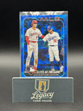 #138 2024 Topps Chrome Sapphire Ohtani and Betts Share a Hug Mid-Game AS Game