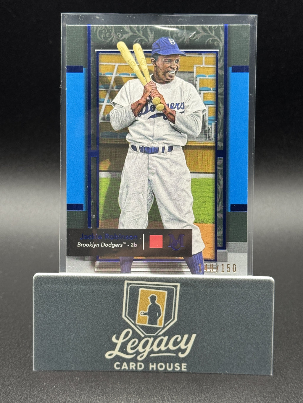 2024 Topps Museum Collection #65 Jackie Robinson Sapphire #/150