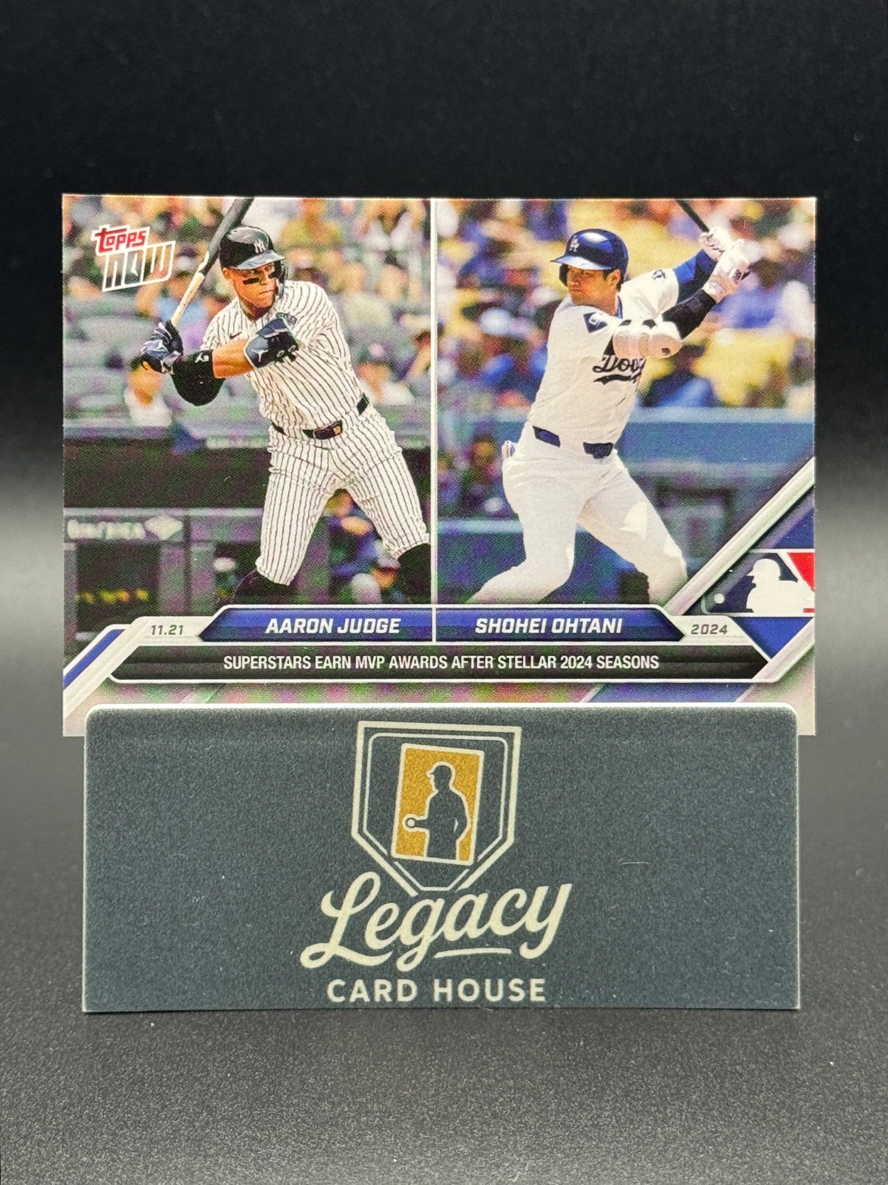 2024-25 Topps Now Off-Season #OS-JO Aaron Judge / Shohei Ohtani PR63511