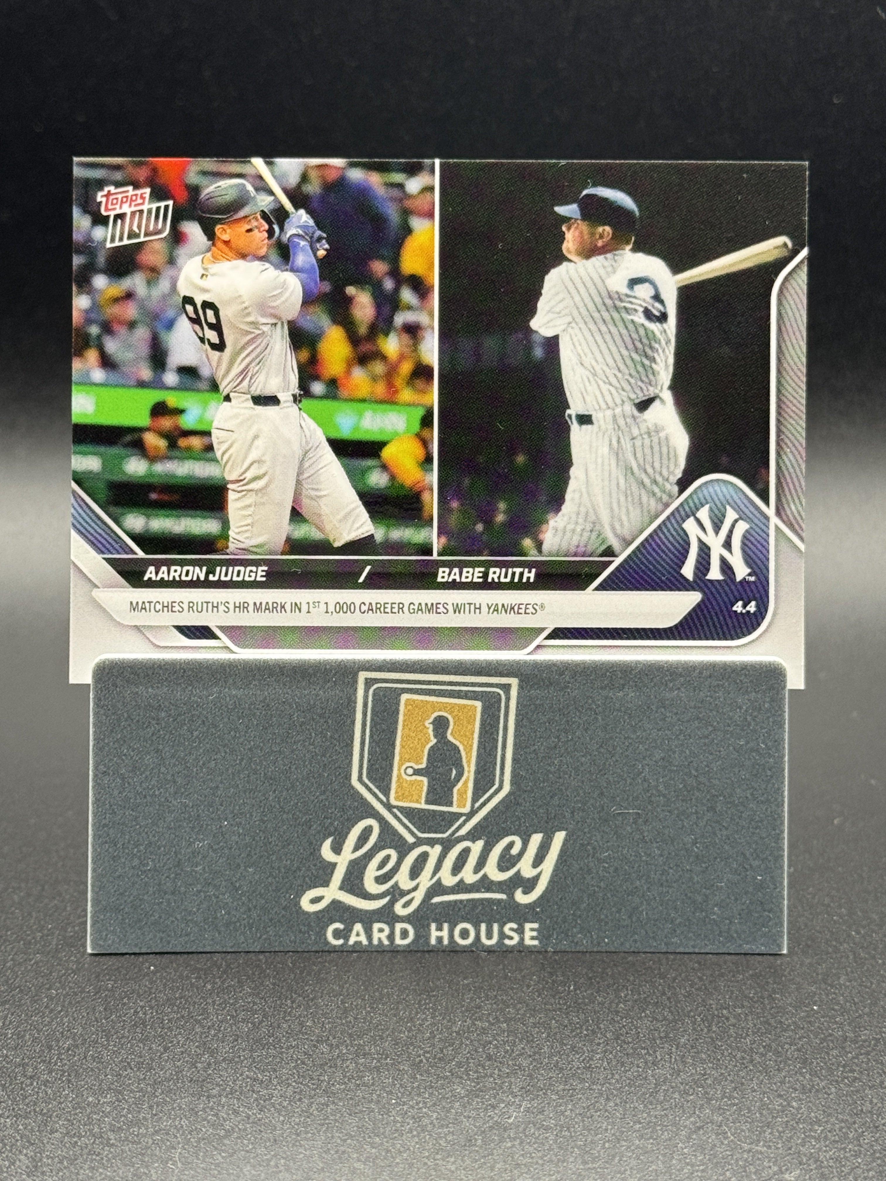 2025 Topps Now #40 Aaron Judge / Babe Ruth PR12926