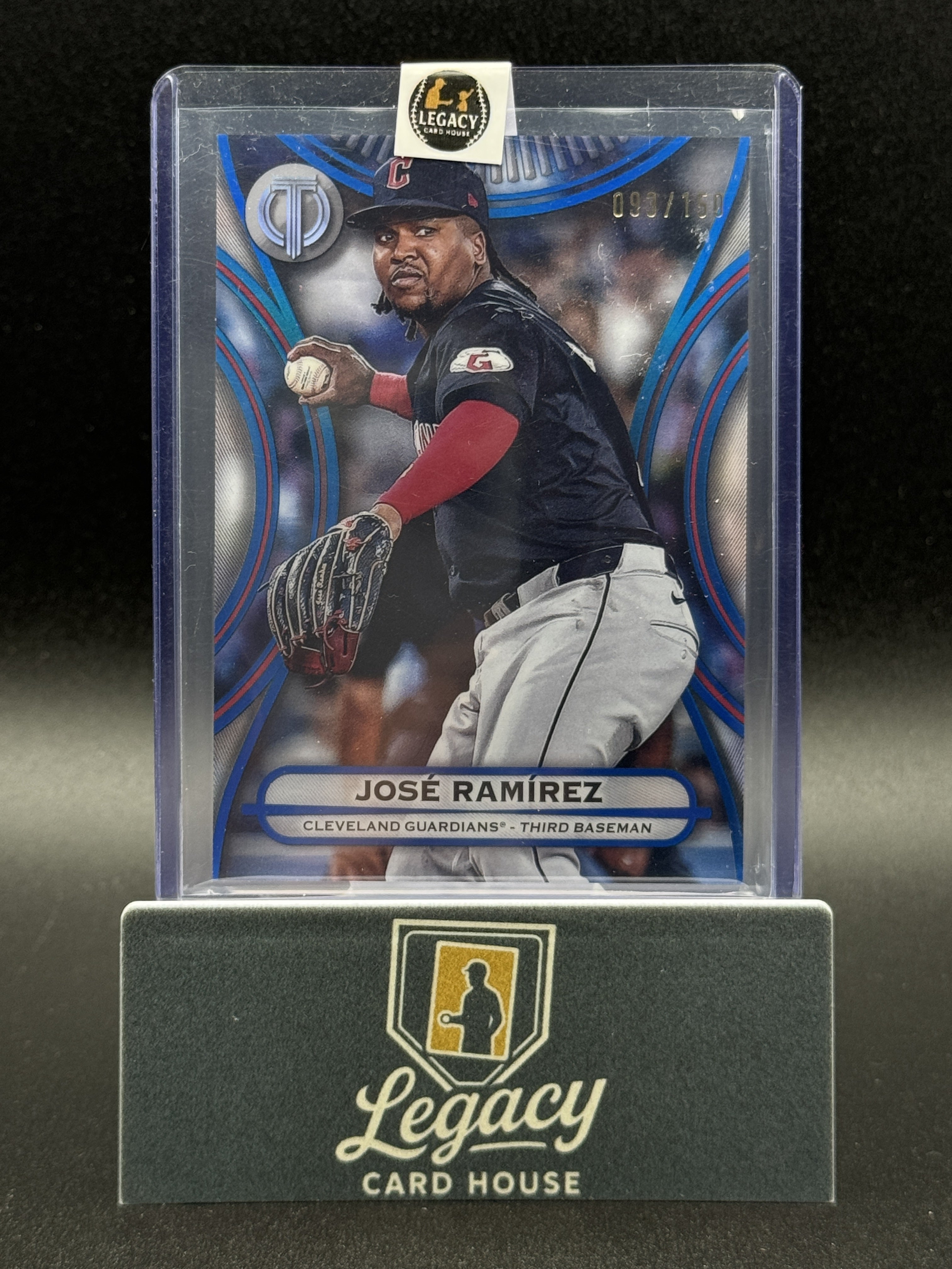 2025 Topps Tribute #16 José Ramírez Blue #/150