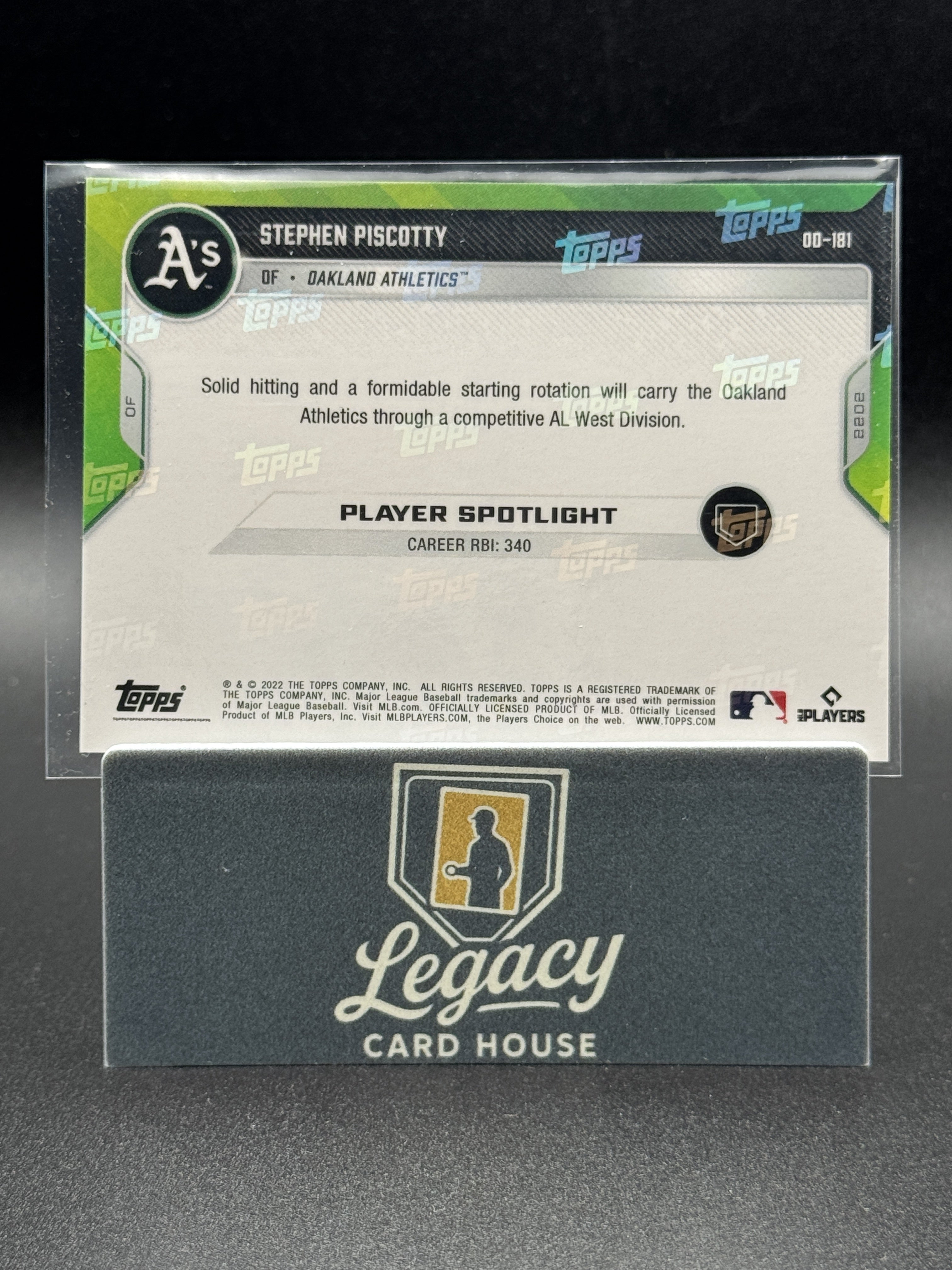 2022 Topps Now Road to Opening Day #OD-181 Stephen Piscotty Orange #/5