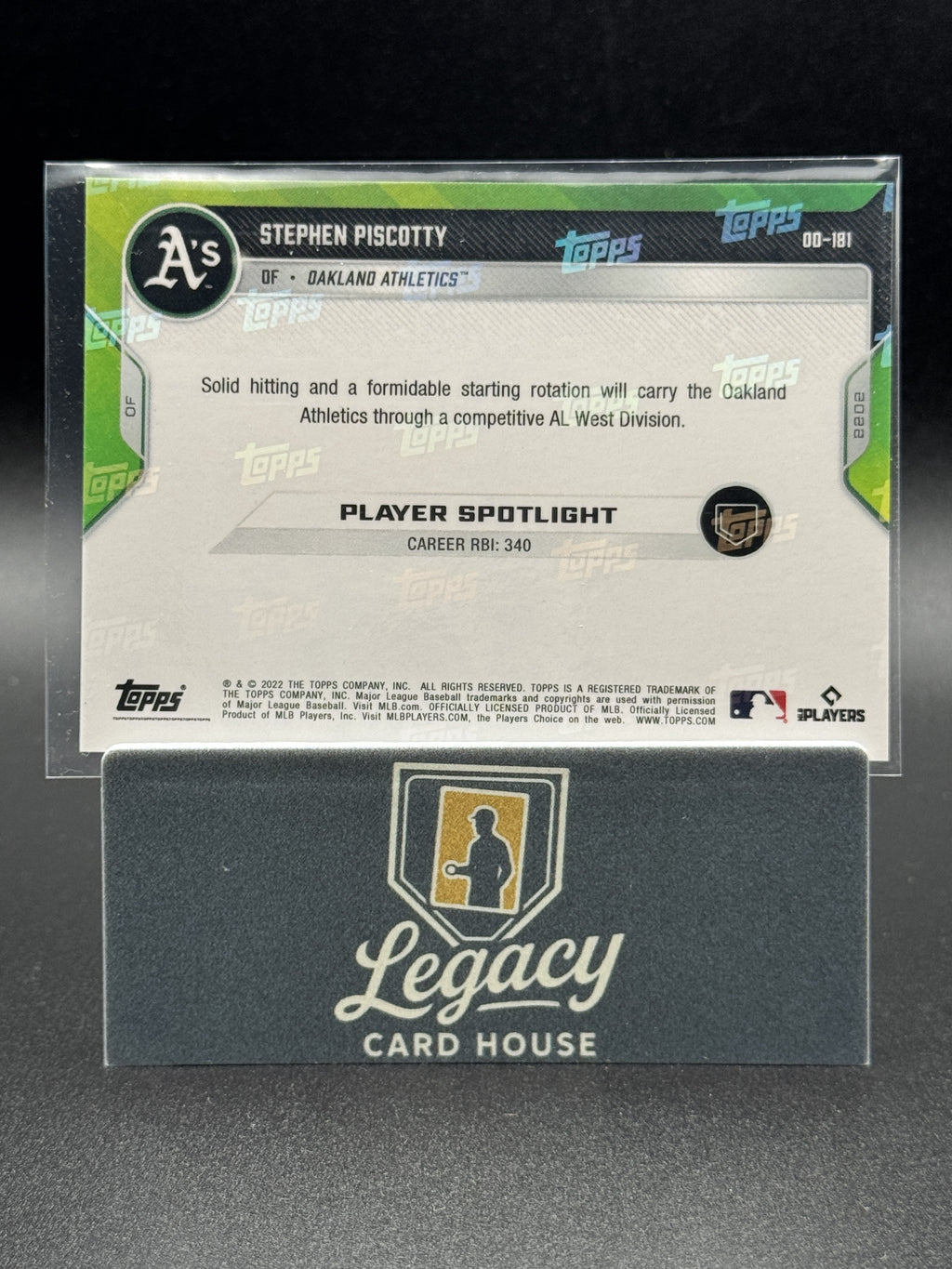 2022 Topps Now Road to Opening Day #OD-181 Stephen Piscotty Orange #/5