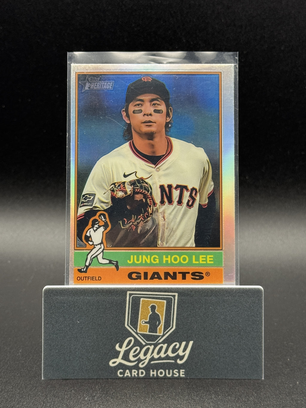 2025 Topps Heritage #112 Jung Hoo Lee Chrome Refractor