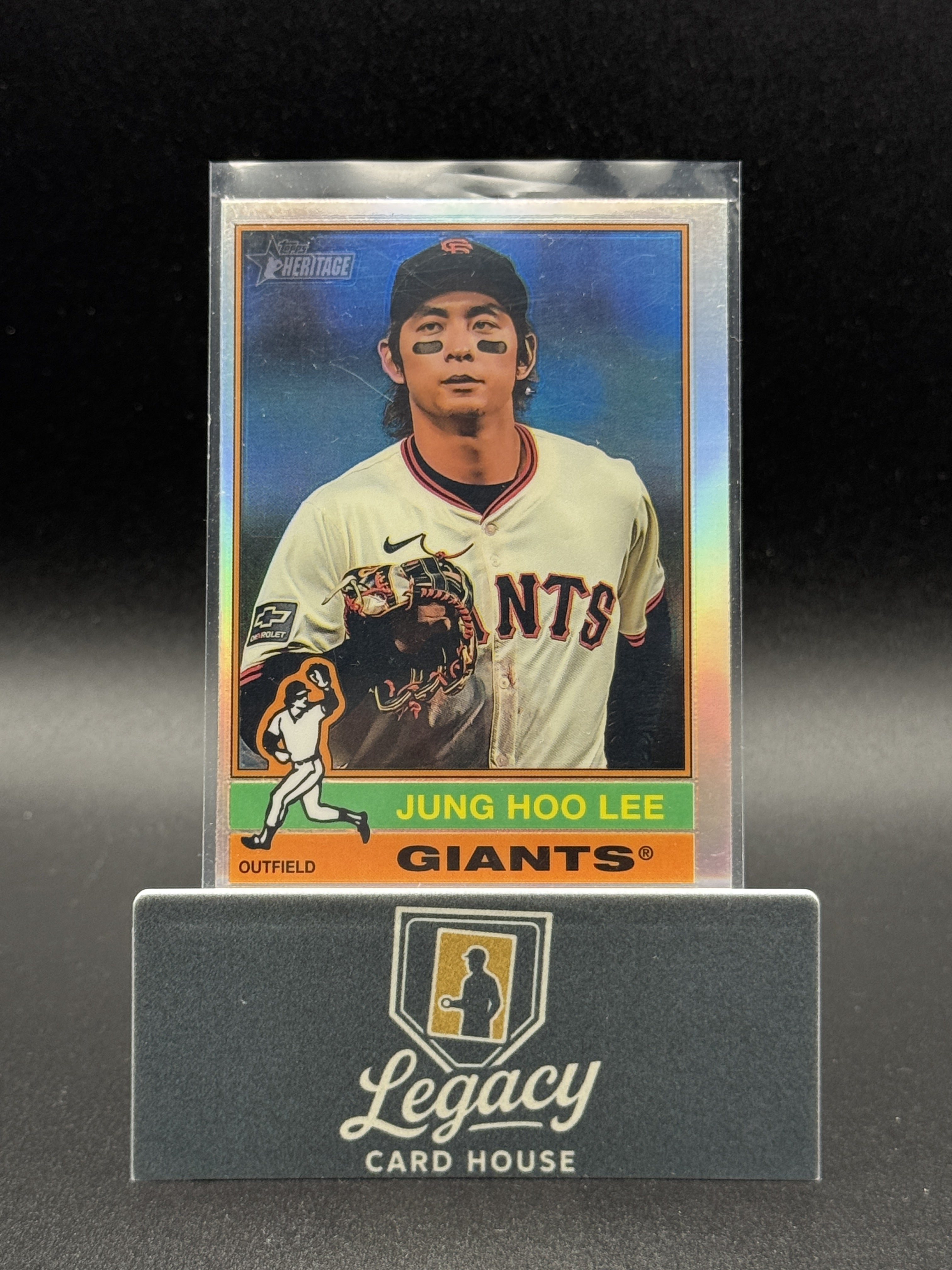 2025 Topps Heritage #112 Jung Hoo Lee Chrome Refractor