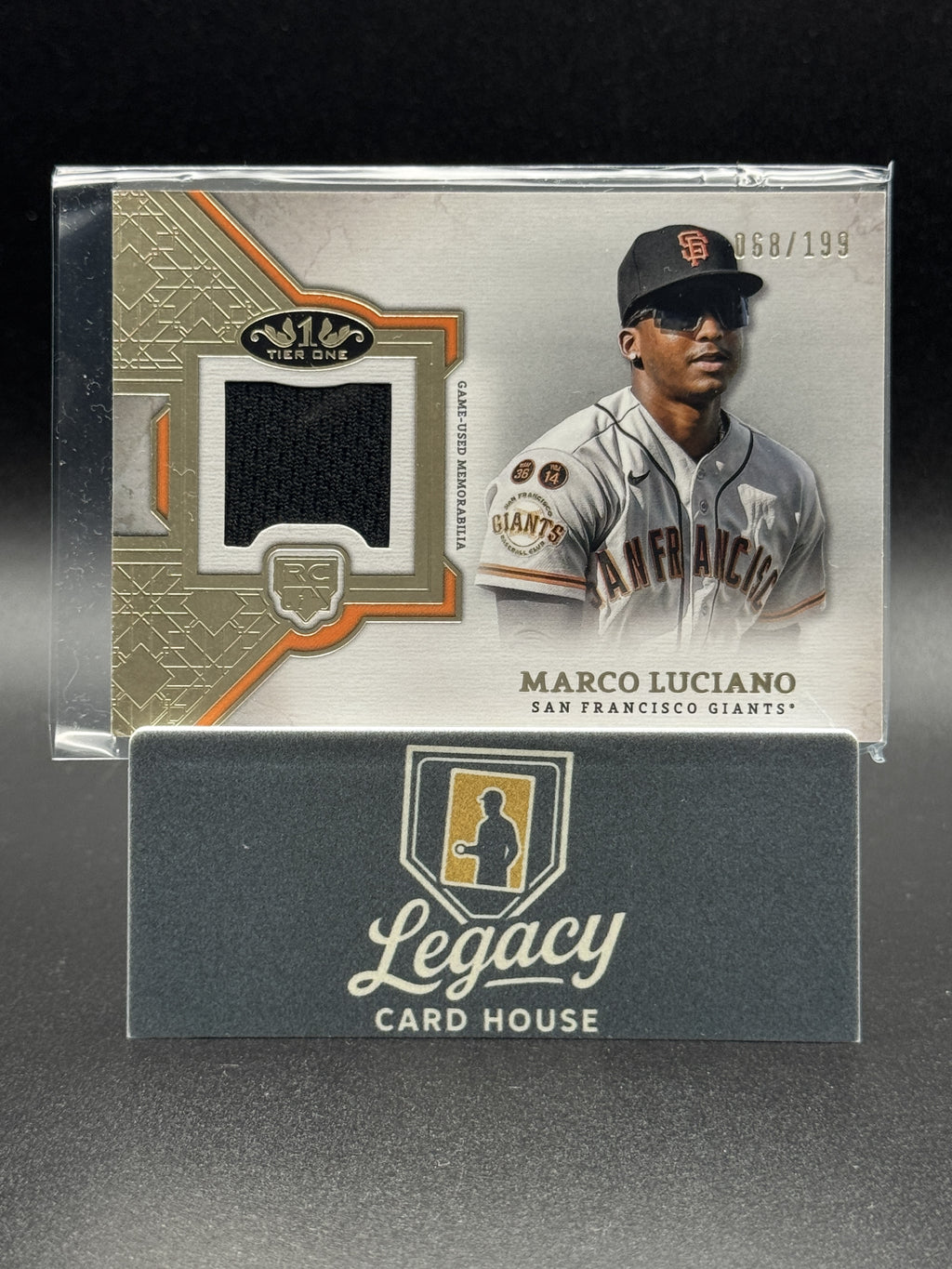 2024 Topps Tier One #RR-ML Marco Luciano Rookie Relics #/199