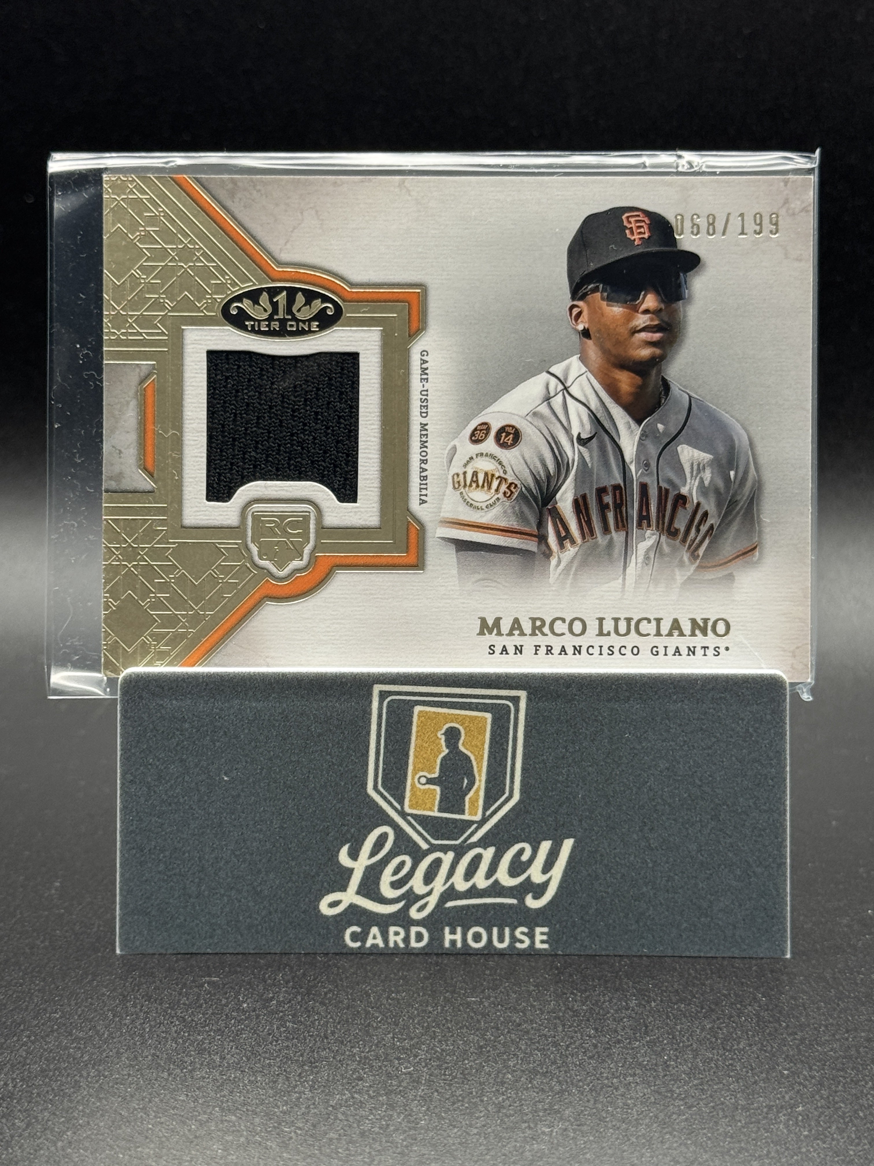 2024 Topps Tier One #RR-ML Marco Luciano Rookie Relics #/199