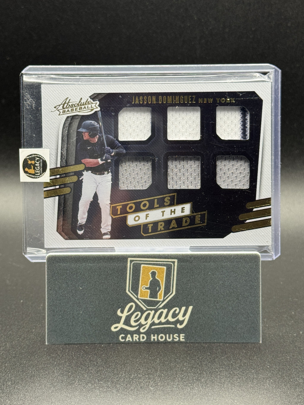 2021 Panini Absolute #TT6-JD Jasson Dominguez Tools of the Trade 6 Swatch