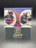 2025 Topps Dynamic Duals #4 Jhonkensy Noel / José Ramírez SN99 Purple