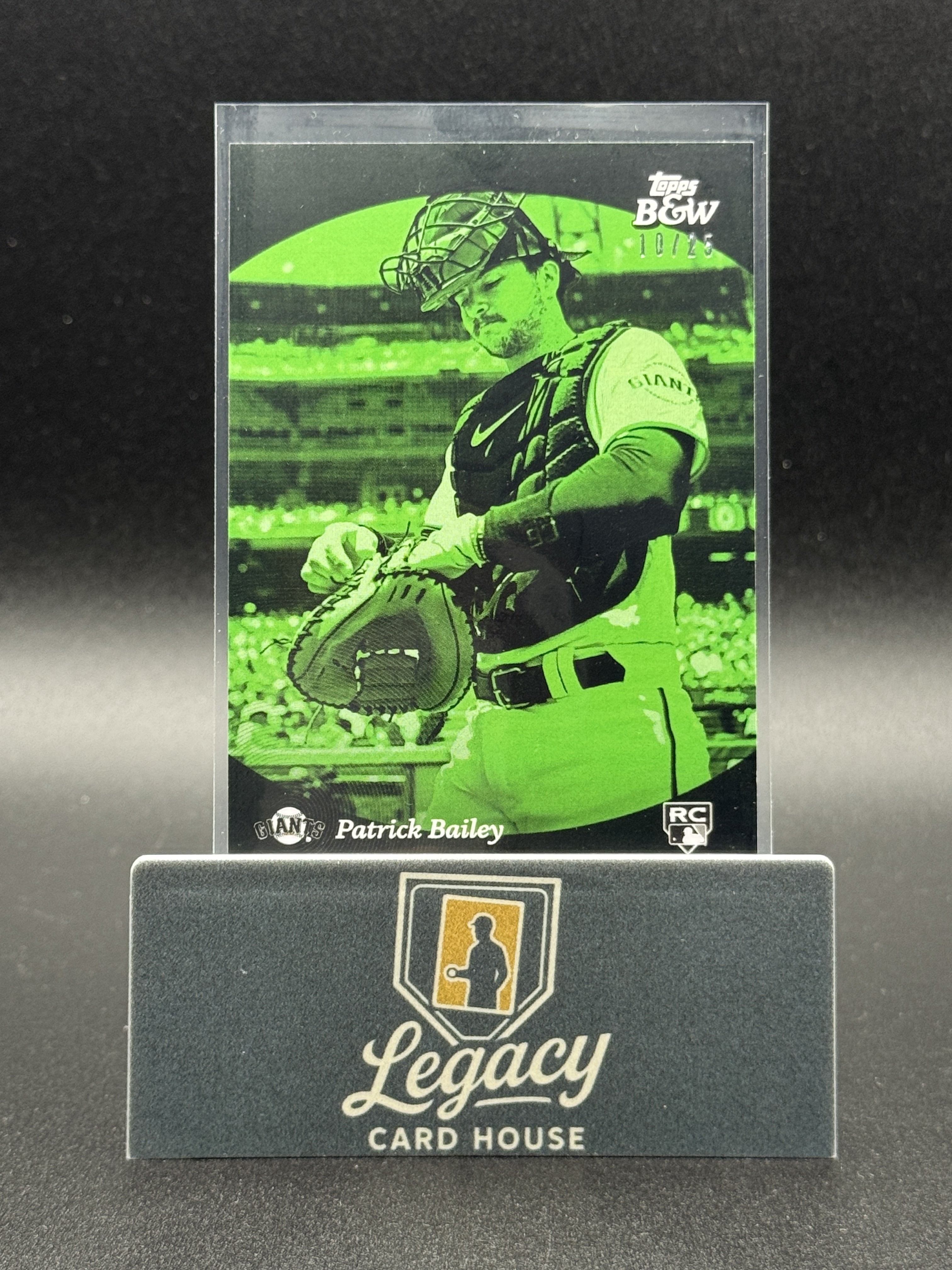 2023 Topps Black & White #40 Patrick Bailey Night Vision #/25