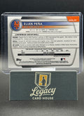 2025 Bowman Chrome #BMA-EP Elian Peña Prospect Auto Steel Metal Mojo #/100