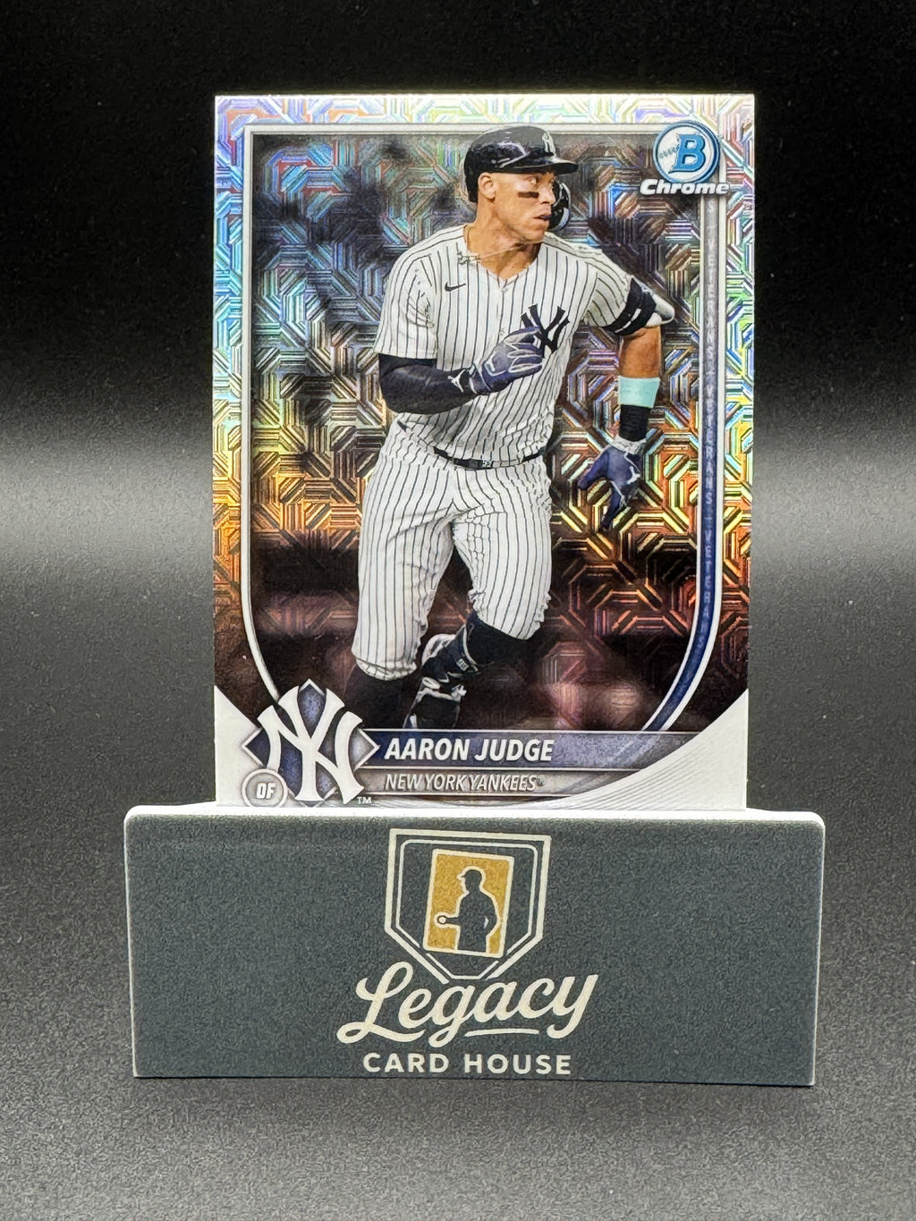 2025 Bowman Chrome #99 Aaron Judge Mojo Refractors