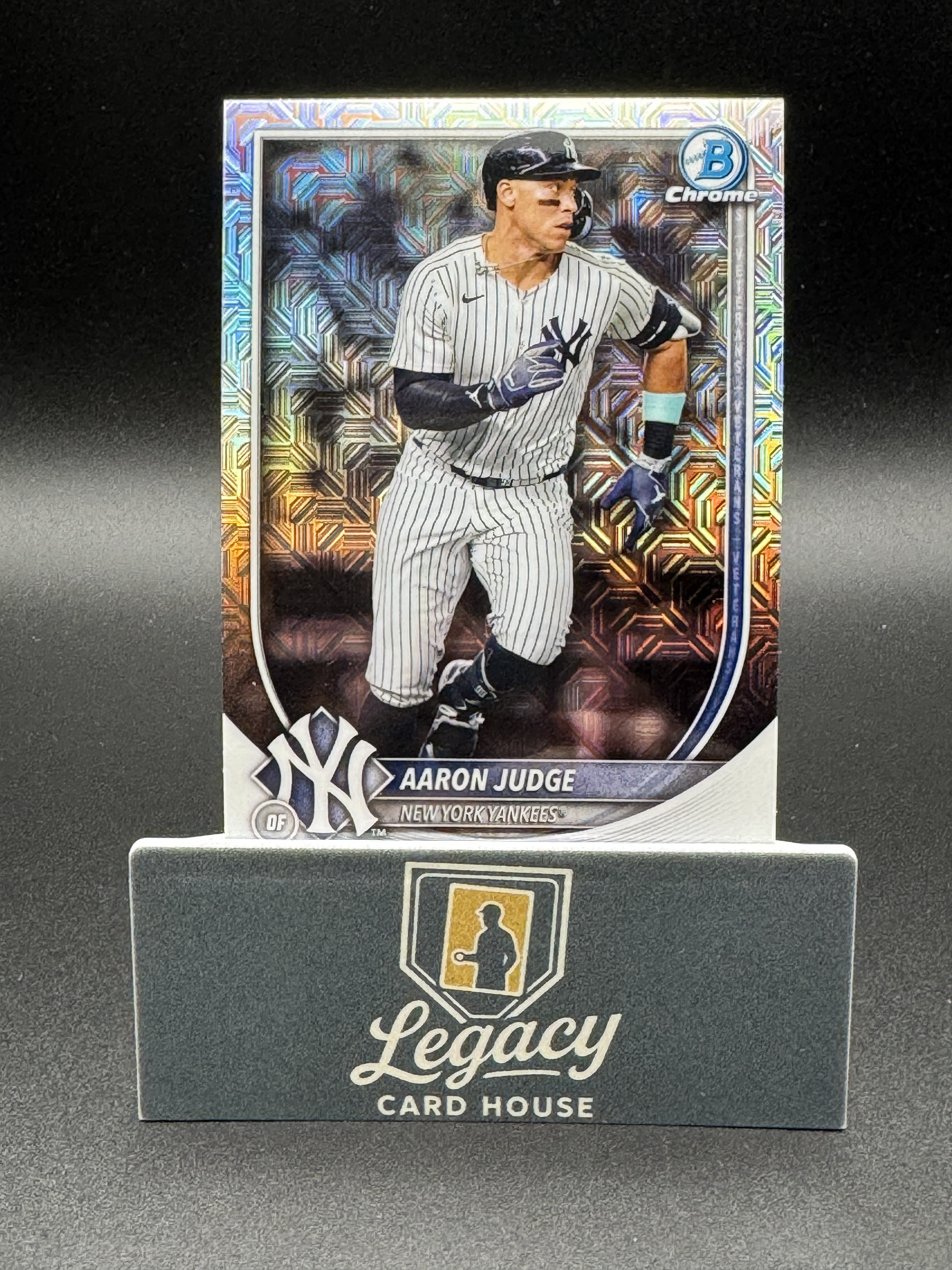 2025 Bowman Chrome #99 Aaron Judge Mojo Refractors