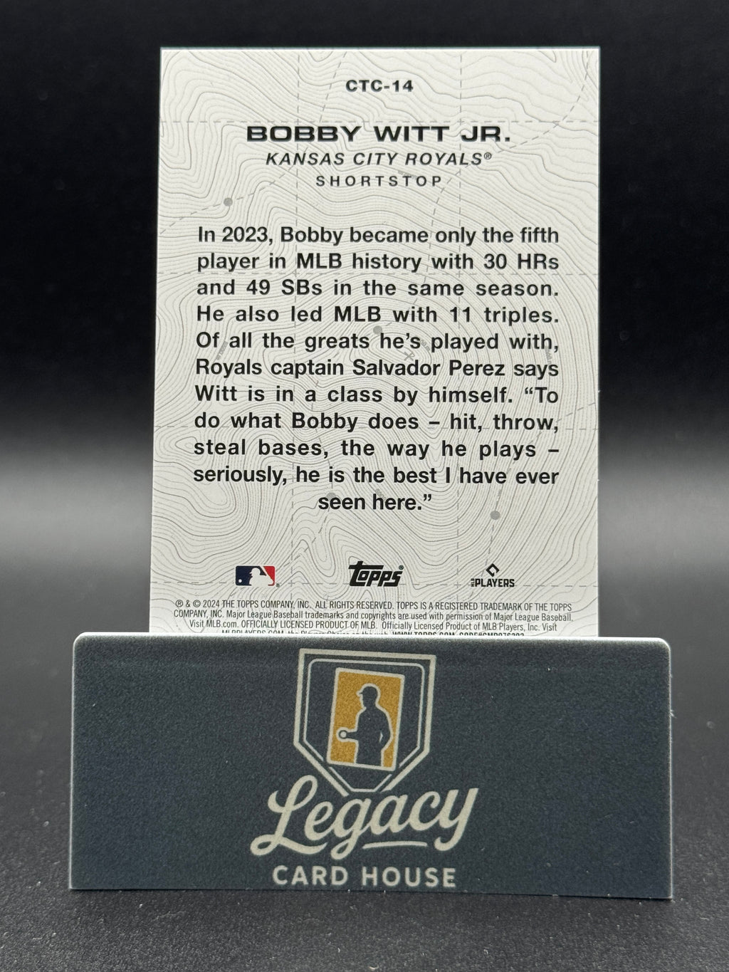 2024 Topps #CTC-14 Bobby Witt Jr. City to City