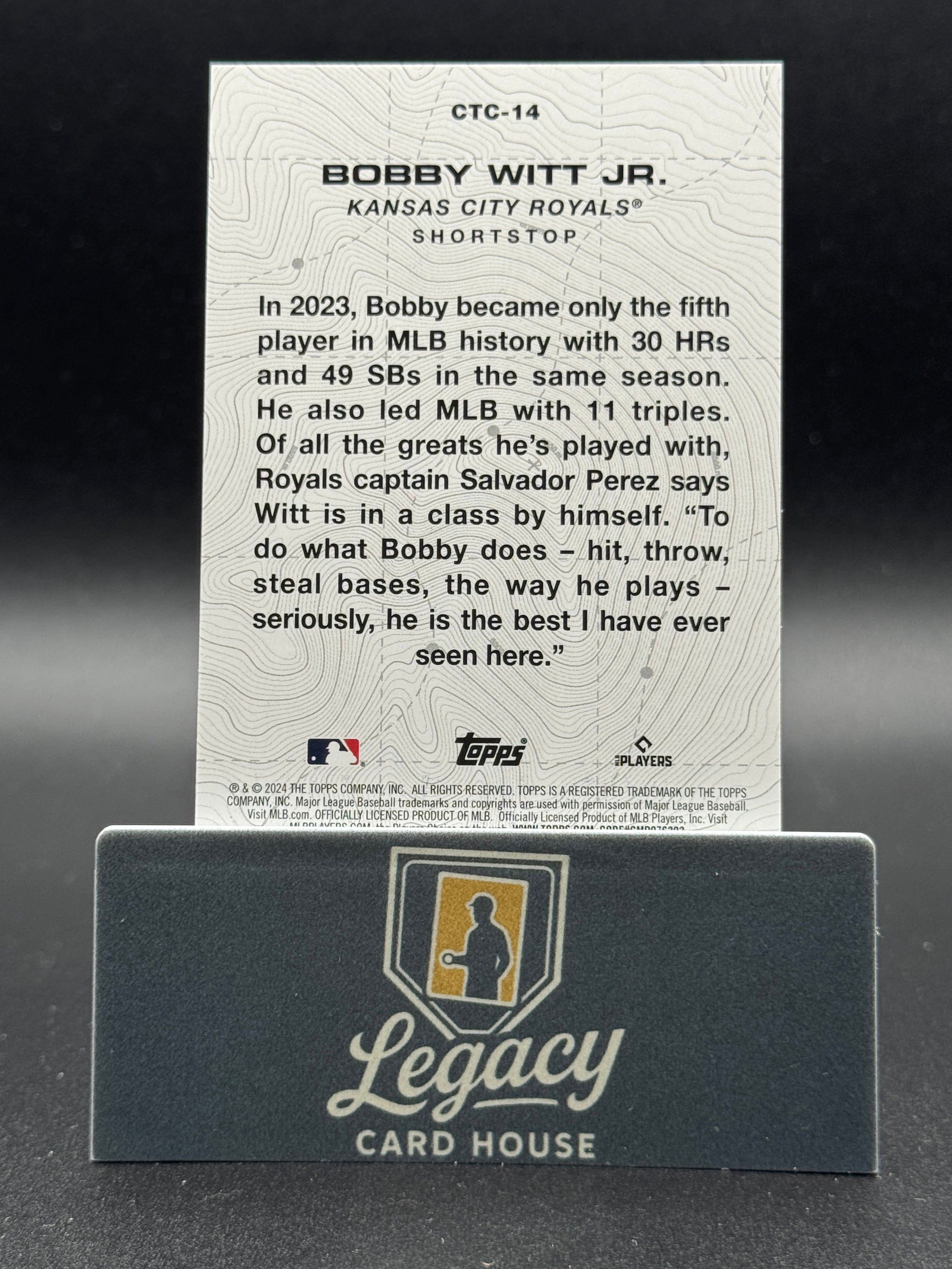 2024 Topps #CTC-14 Bobby Witt Jr. City to City