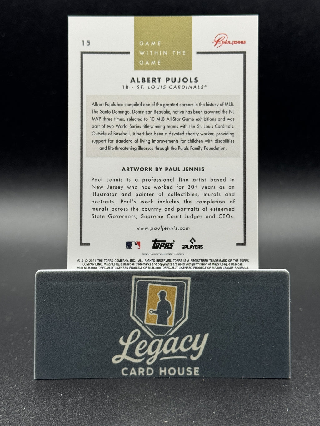 2021 Topps Game Within the Game #15 Albert Pujols