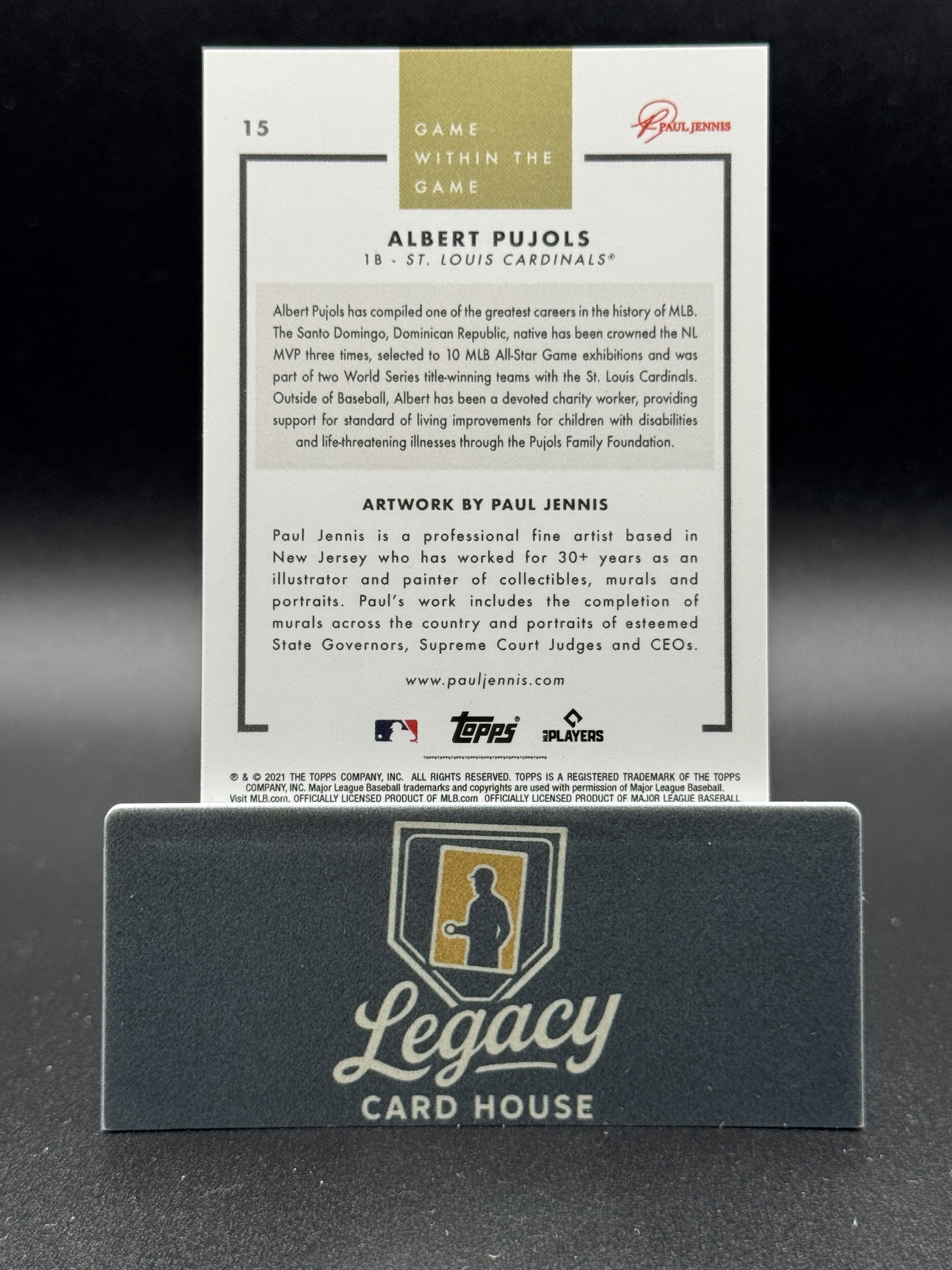 2021 Topps Game Within the Game #15 Albert Pujols