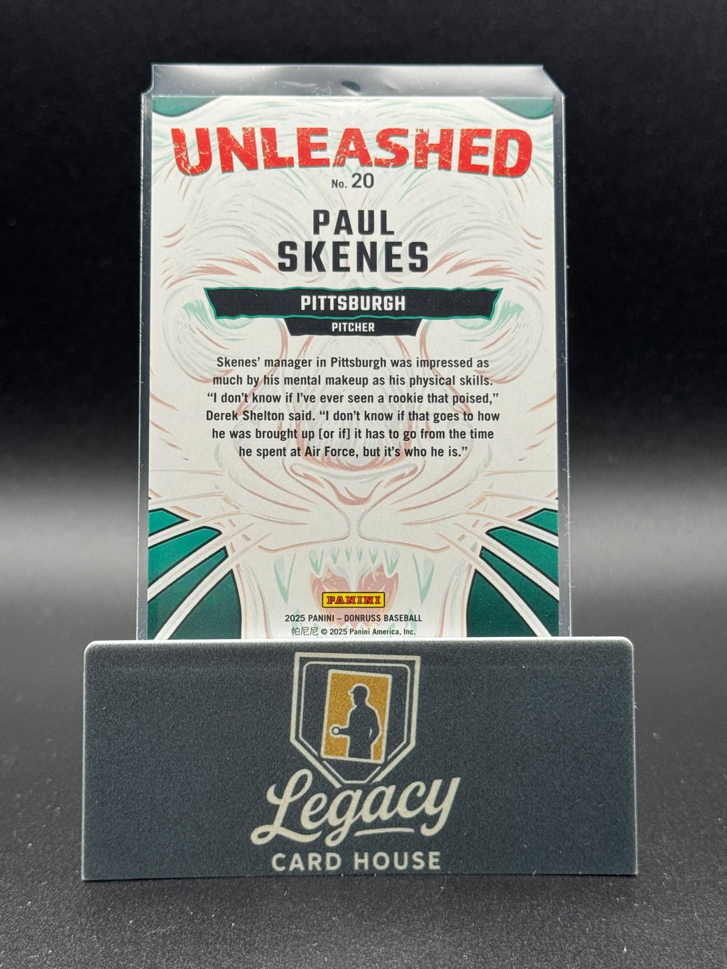 2025 Donruss #20 Paul Skenes Unleashed Holo #/199