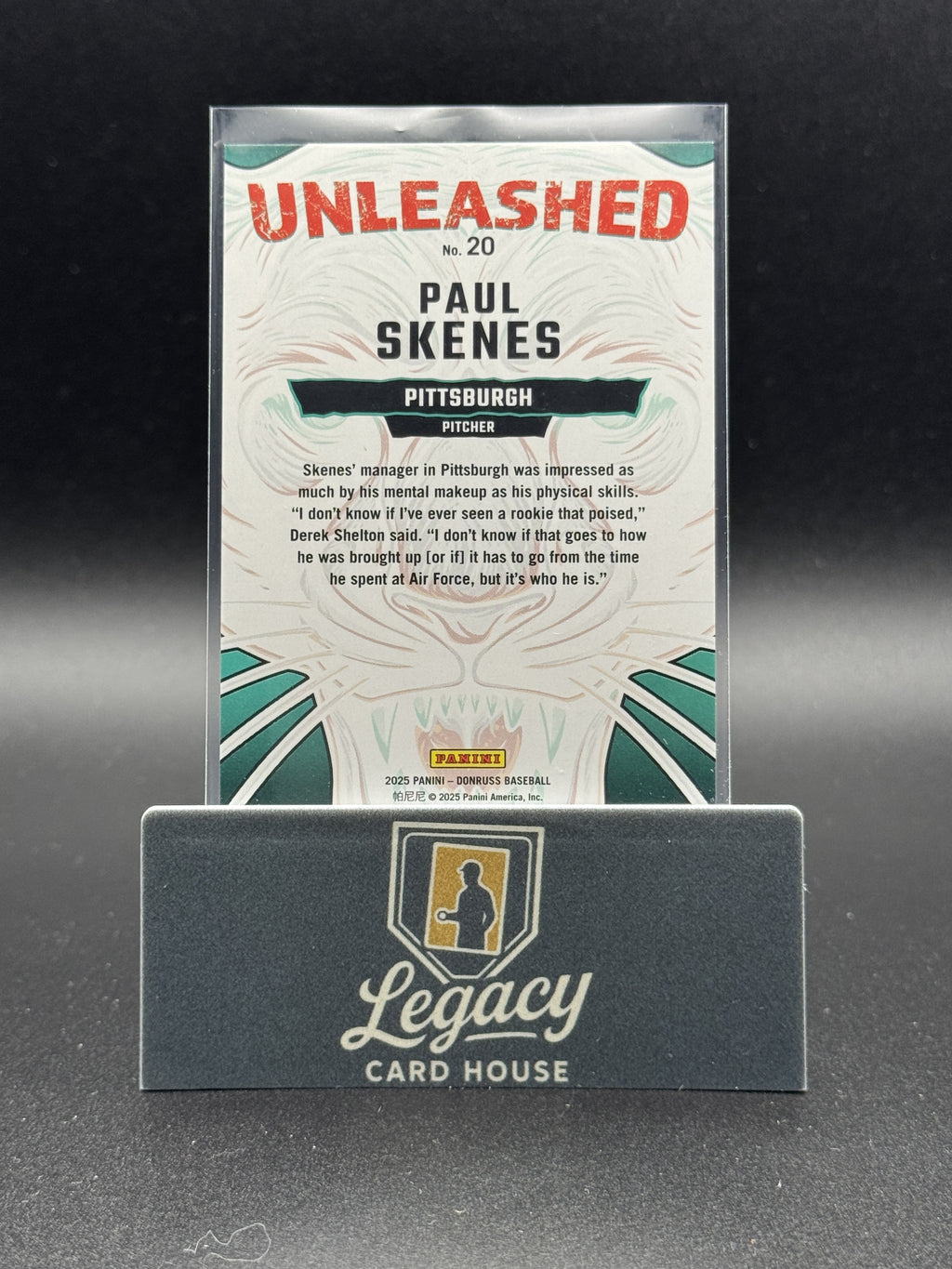 2025 Donruss #20 Paul Skenes Unleashed Red Xplosion #/99