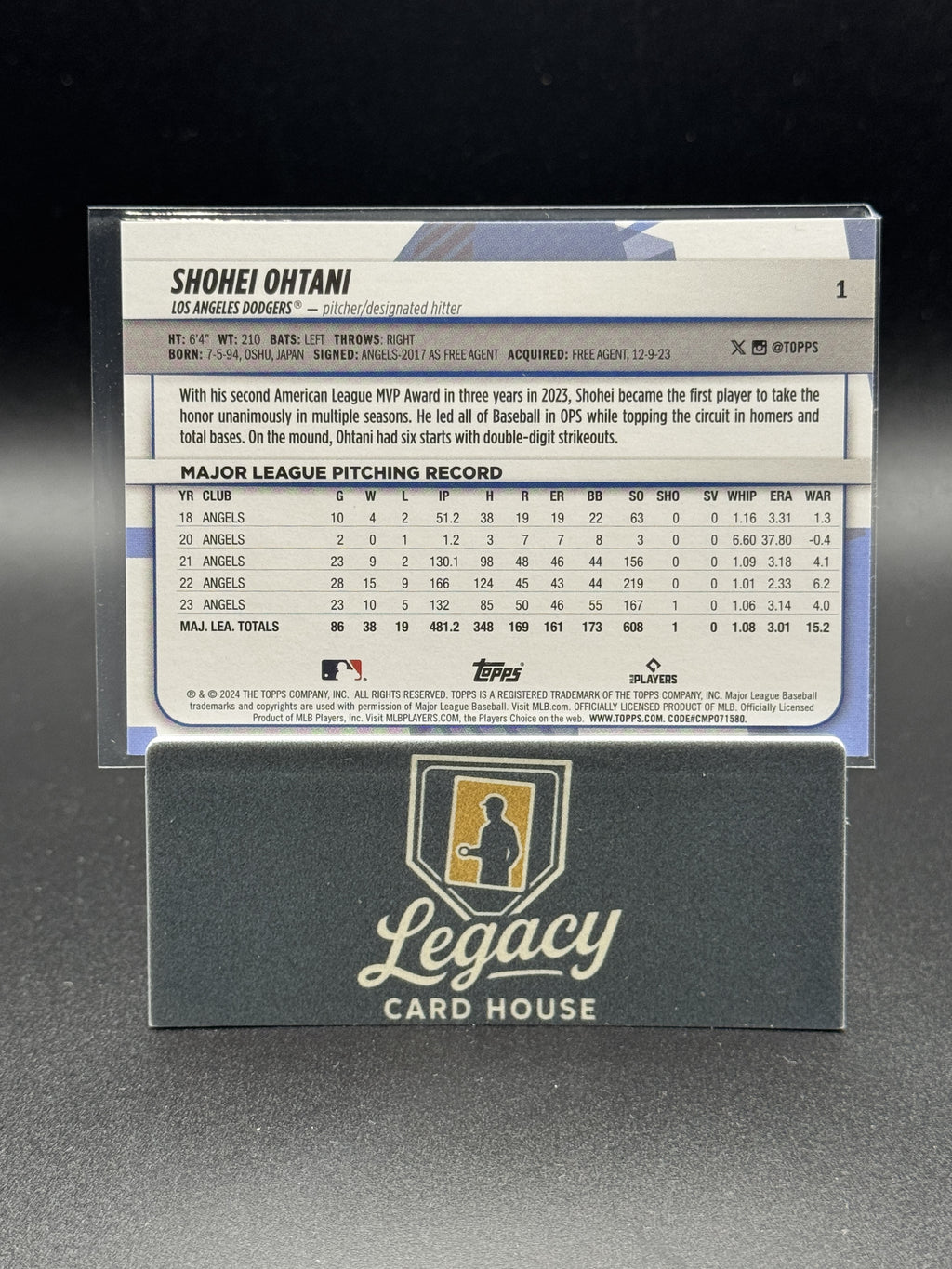 2024 Topps Big League #1 Shohei Ohtani