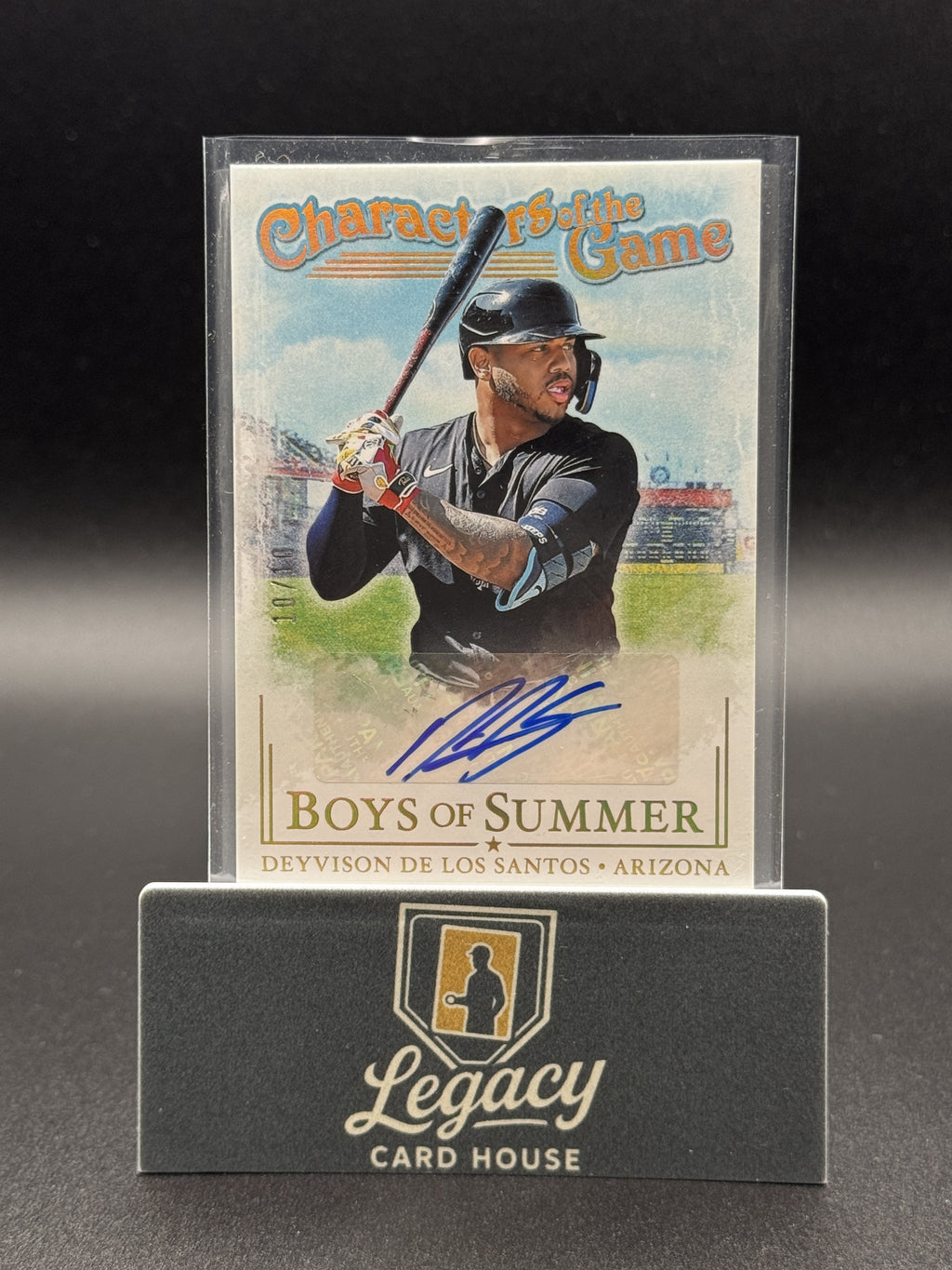 2024 Panini Boys of Summer Deyvison De Los Santos CoG Sig. Holo Gold #10/10