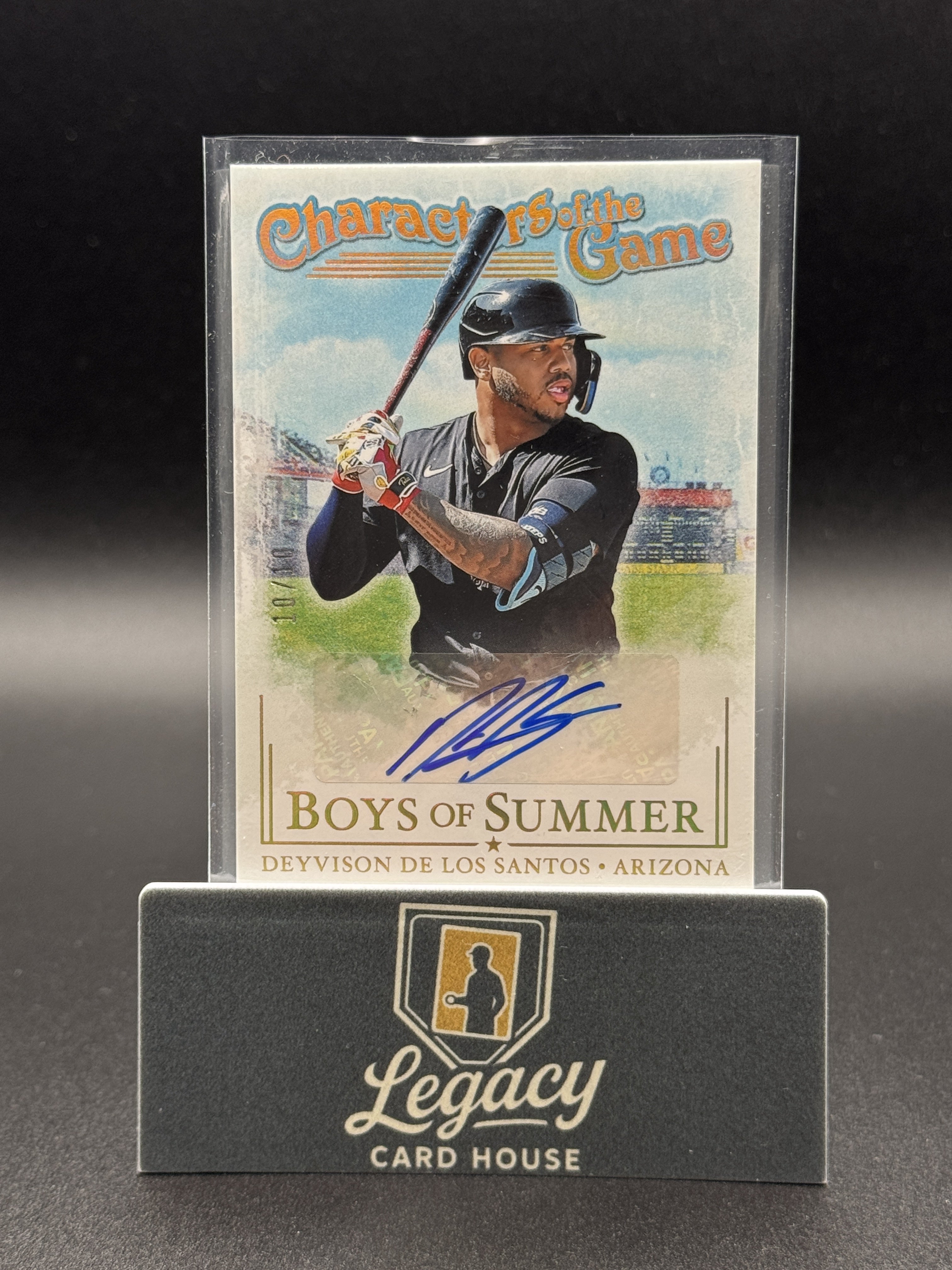2024 Panini Boys of Summer Deyvison De Los Santos CoG Sig. Holo Gold #10/10