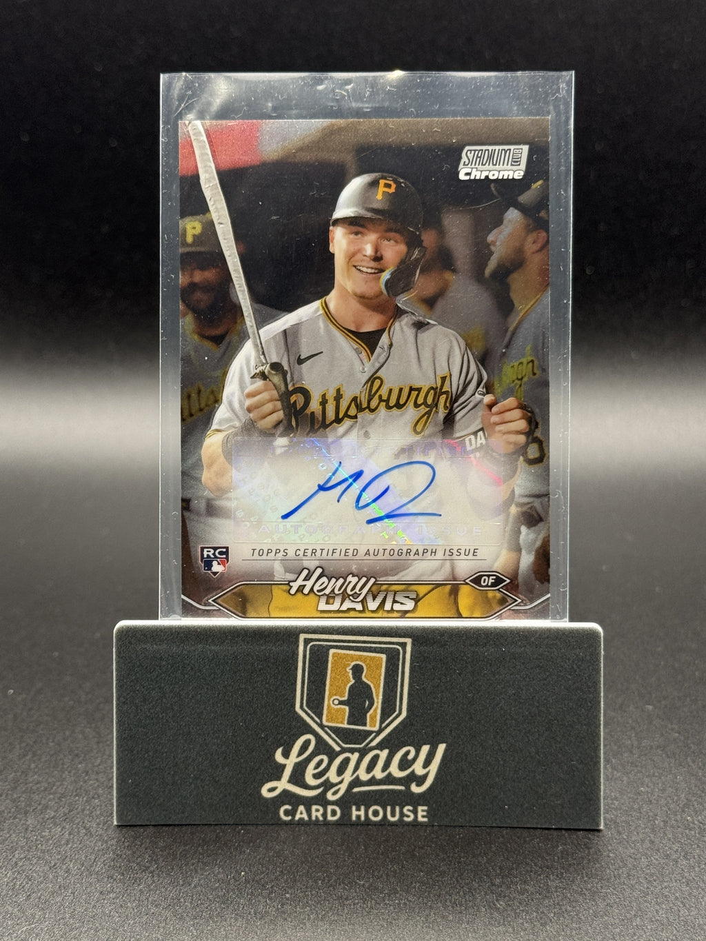 2024 Stadium Club #SCCA-HD Henry Davis Chrome Autographs