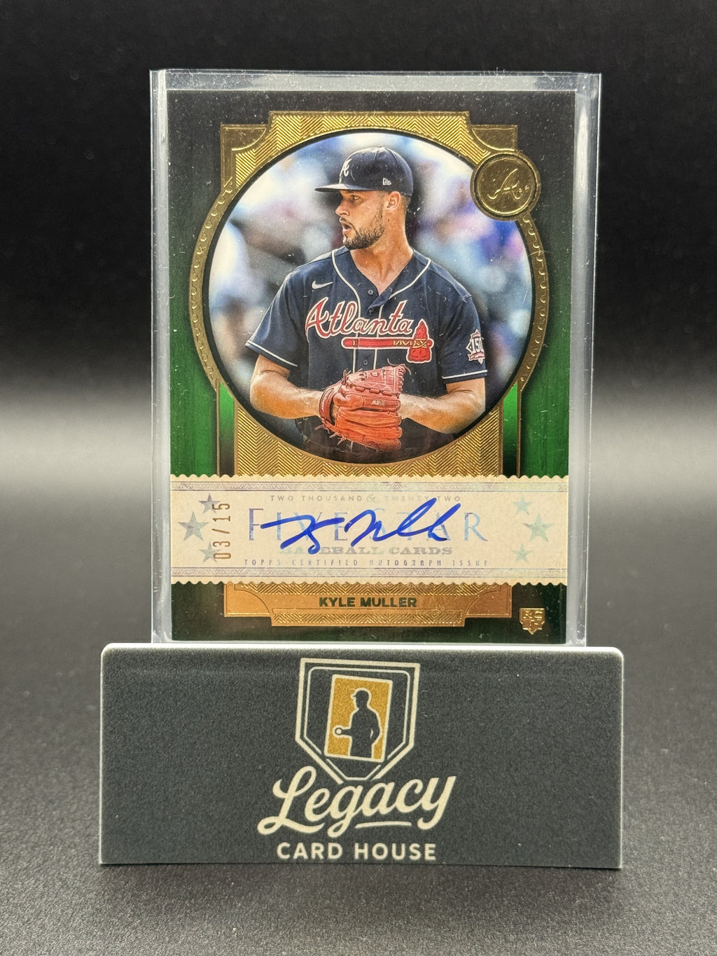2022 Topps Five Star #FSA-KM Kyle Muller Green #/15