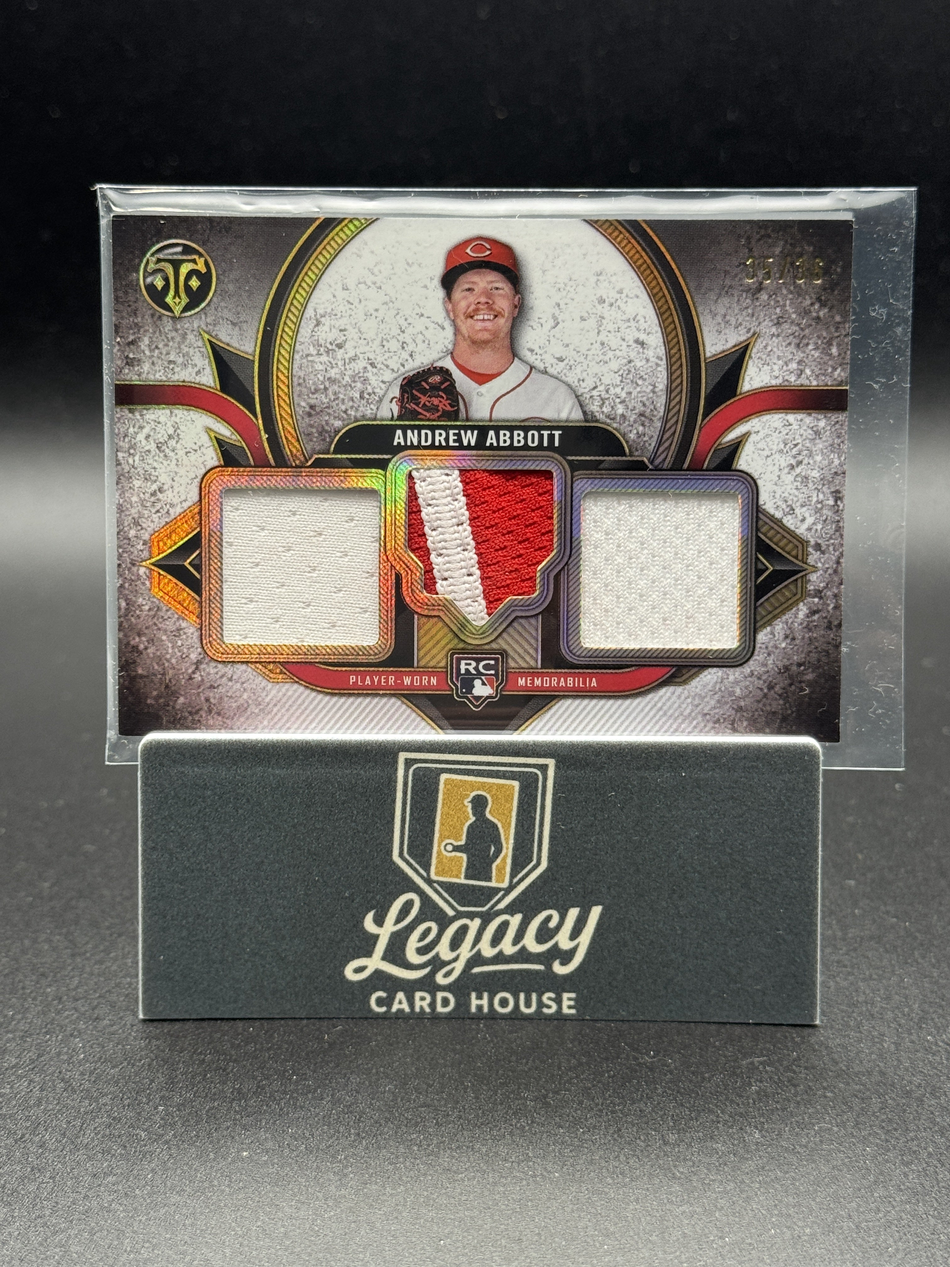 2024 Topps Triple Threads - Rookie Team Relics #RTR-AA Andrew Abbott #/36