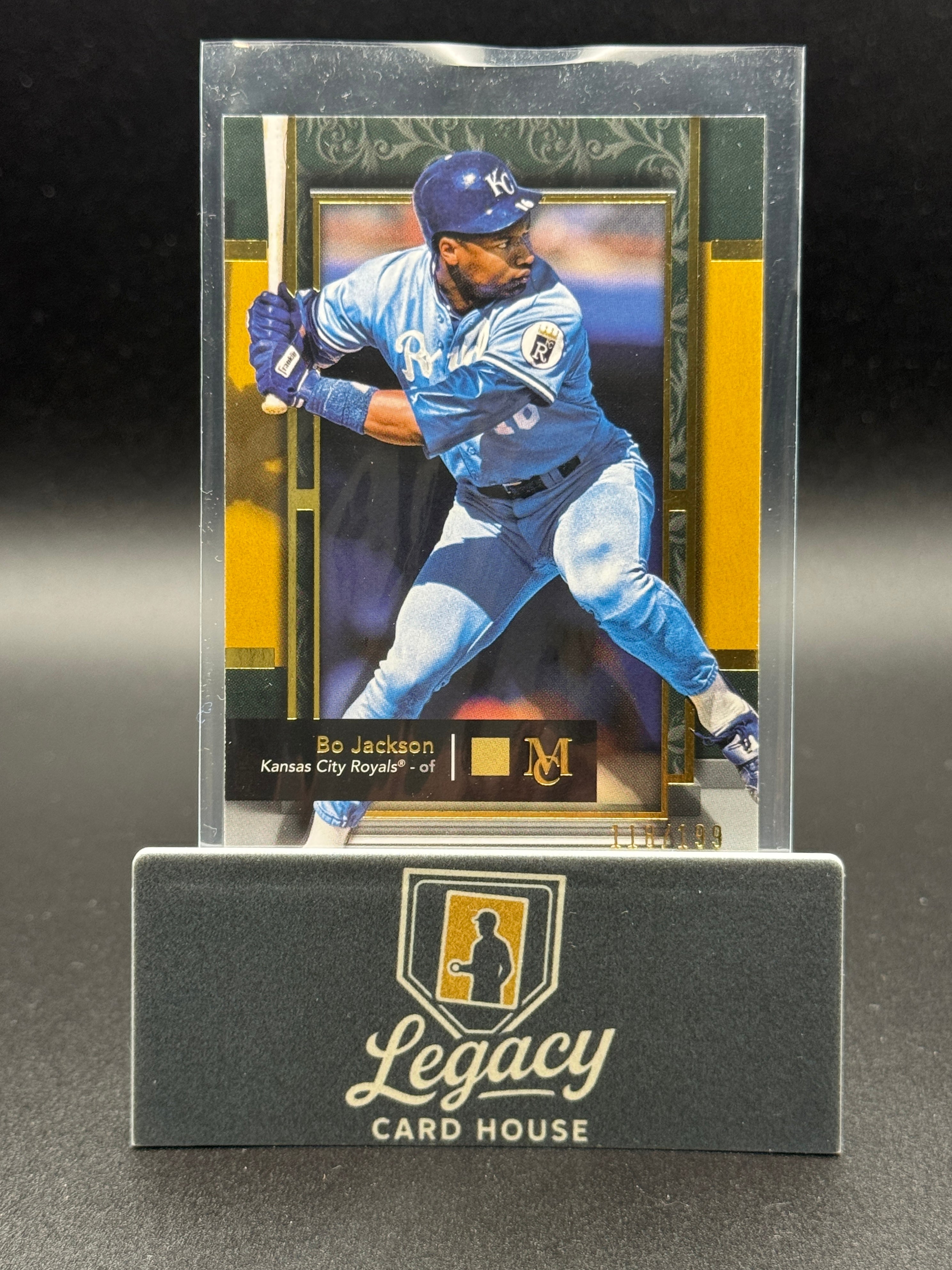 2024 Topps Museum Collection #46 Bo Jackson Gold #/199