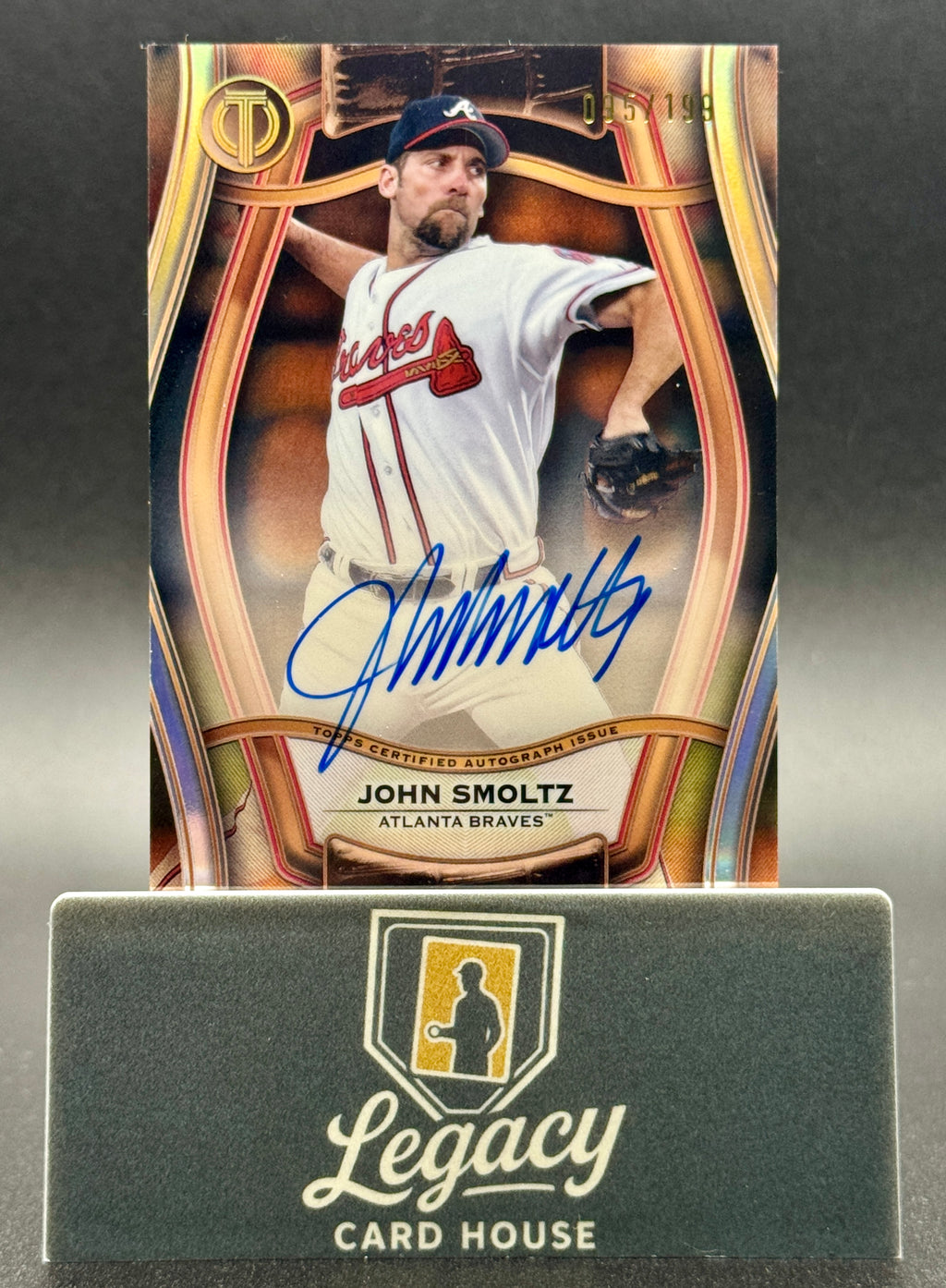 2025 Topps Tribute #PTGA-JS John Smoltz Pillars of the Game Autographs #/199